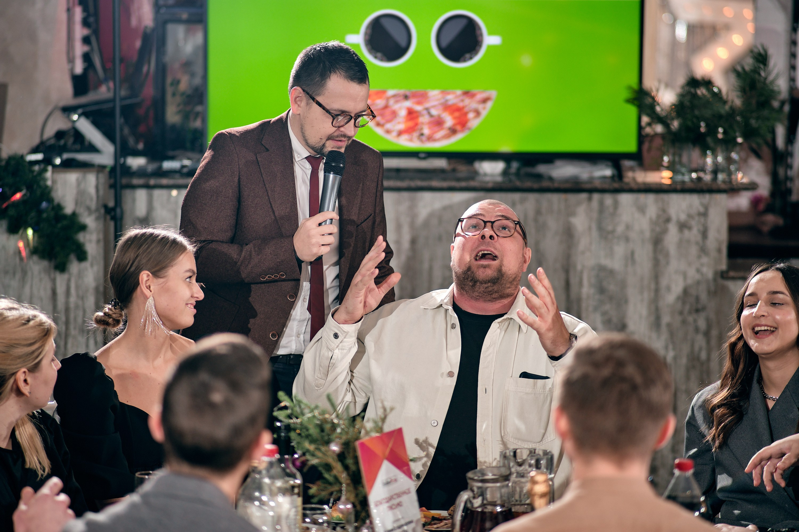 Новогодний корпоратив управляющей компании Италиан Пицца. Event агентство PAPRIKA в Екатеринбурге