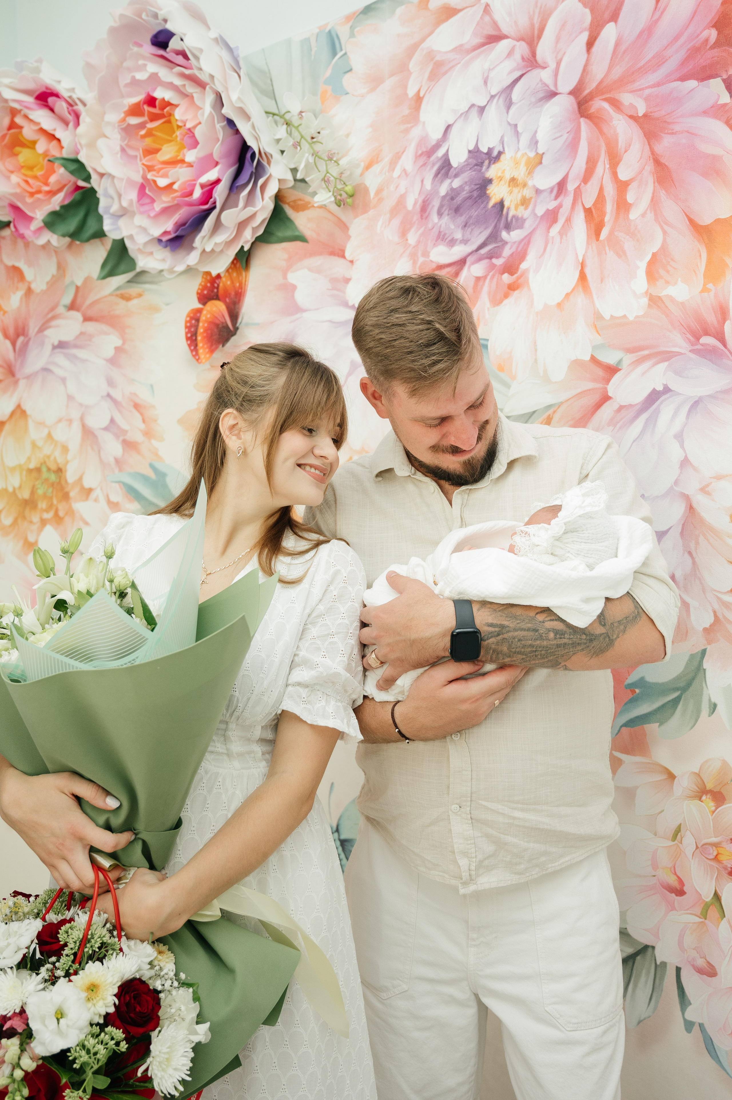 Выписка из роддома. Свадебный и семейный фотограф в Краснодаре Алина Мельник