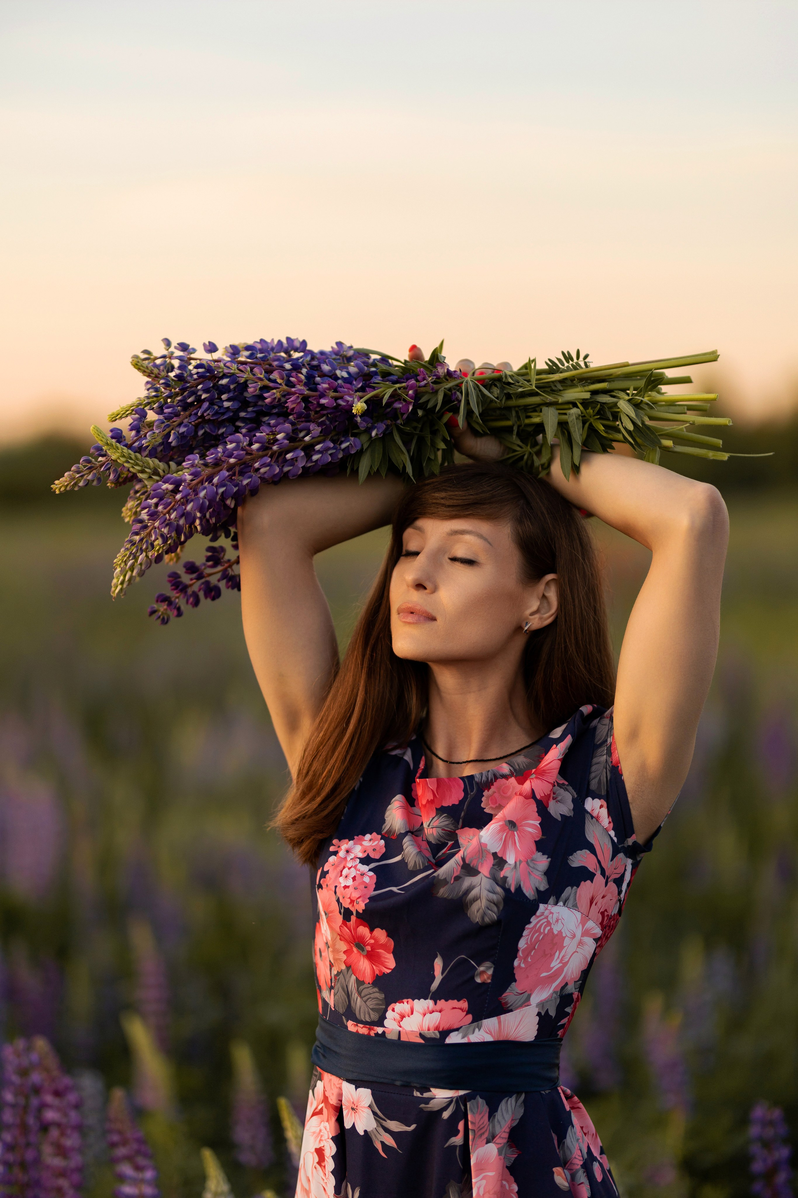 Фотосессия с люпинами. Семейный и свадебный фотограф в Санкт-Петербурге Татьяна Швыкова