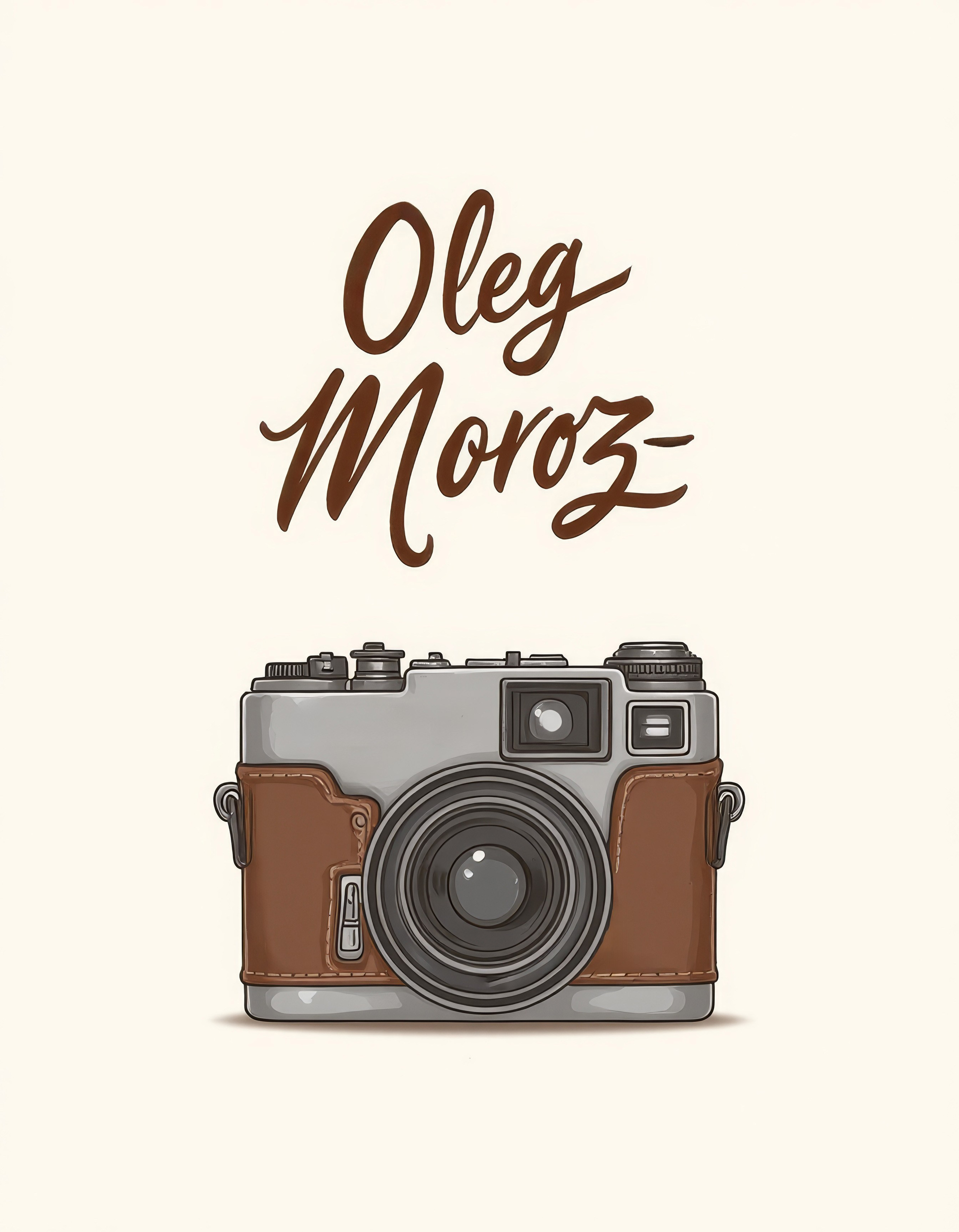 Логотип для сайта нейрофотографа, сгенерированный с помощью Flux