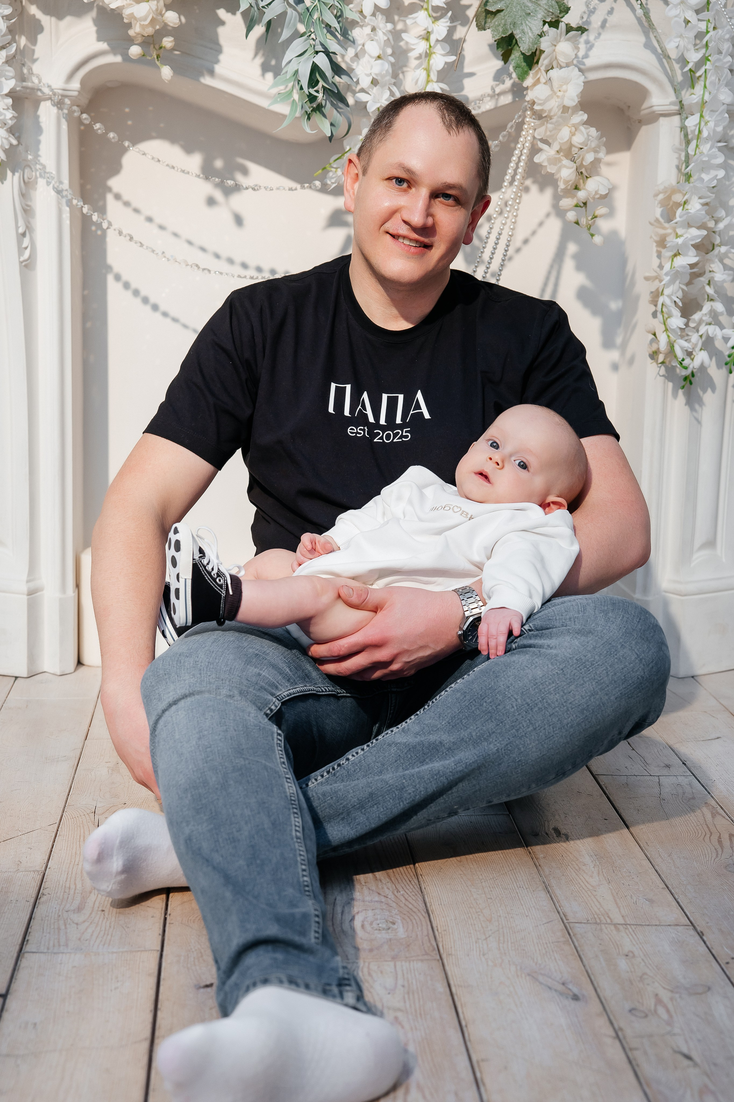 Семейная фотосессия: Первый Новый год. Свадебный и семейный фотограф в Москве Красинская Мария