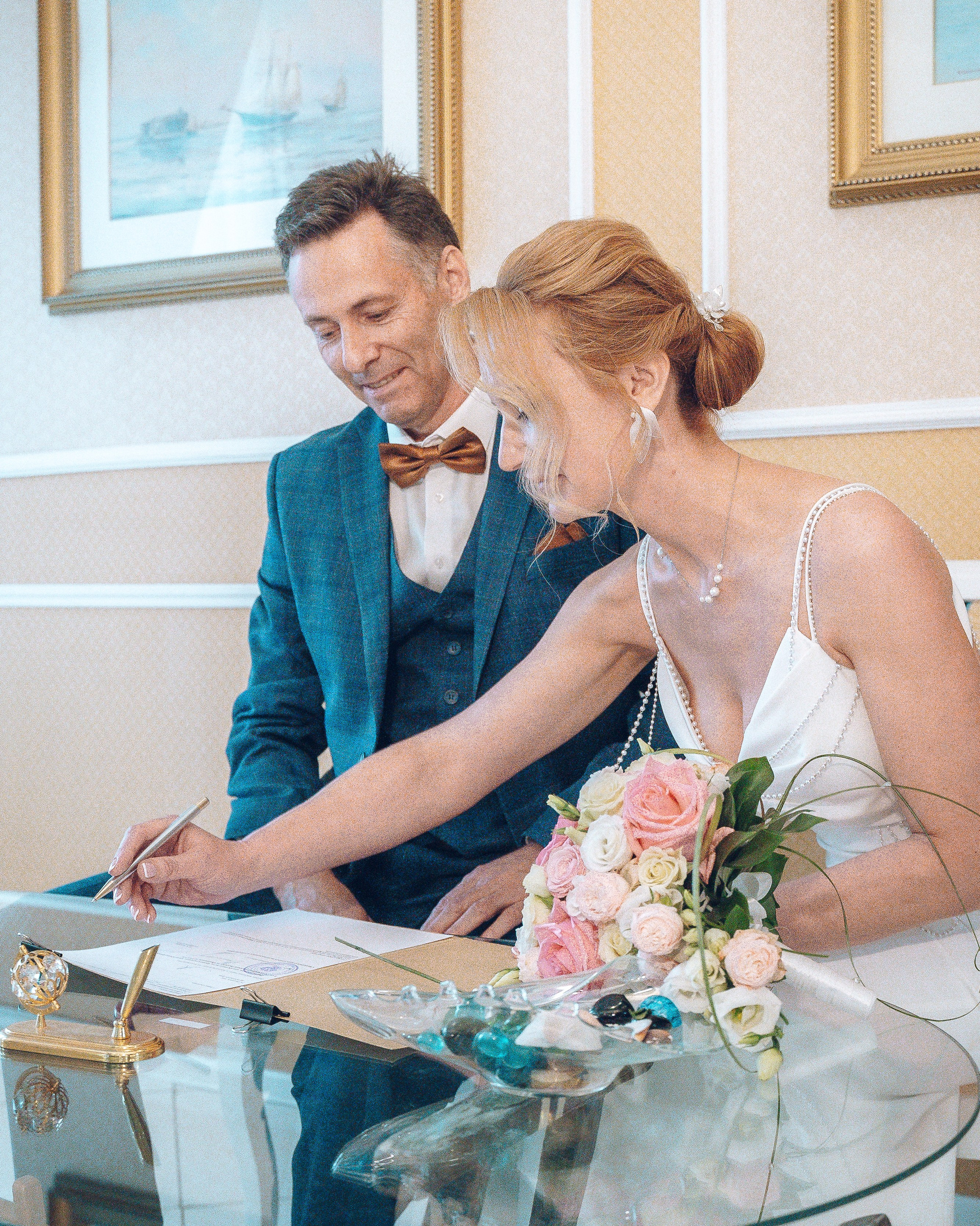 Игорь и Евгения в ЗАГСе Крондштатского района г. Санкт-Петербург. Professional photoartist in St. Petersburg (wedding, reportage, portrait, model book, love story) Alexander Shvedov