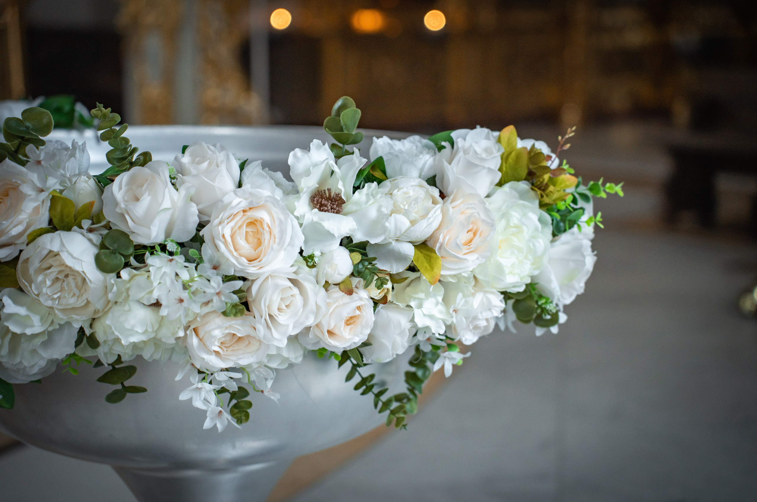 Украшение купели цветами в Туле. Фотограф на Крещение и Венчание в Туле, детский и семейный фотограф
