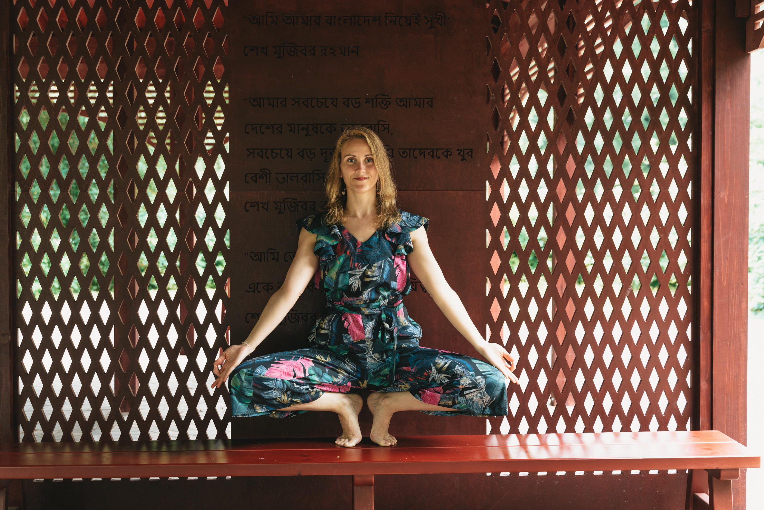 Фотосессия для преподавателя по  йоге