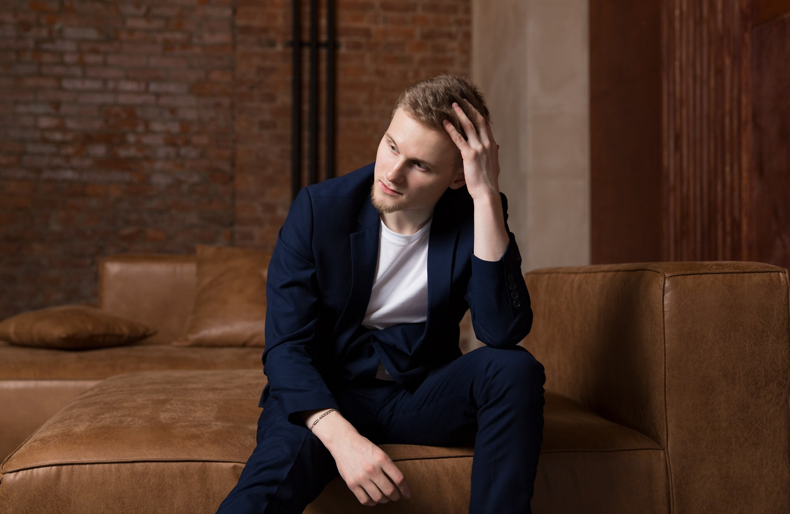 Мужская фотосессия в студии. Свадебный и портретный фотограф в Санкт-Петербурге Надежда Чечулина