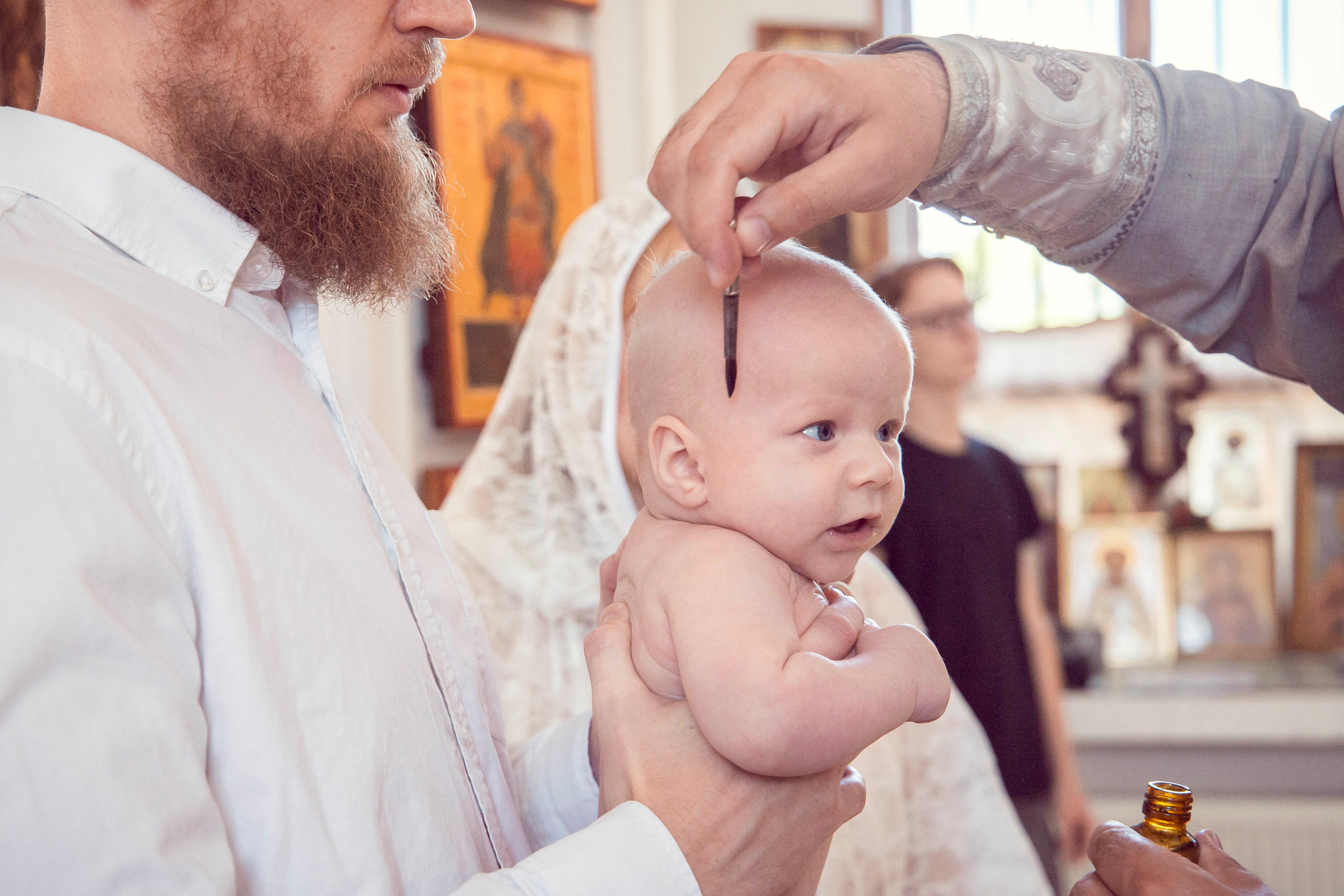 Крещение Арины в Церкви Николая Чудотворца в Грабцево