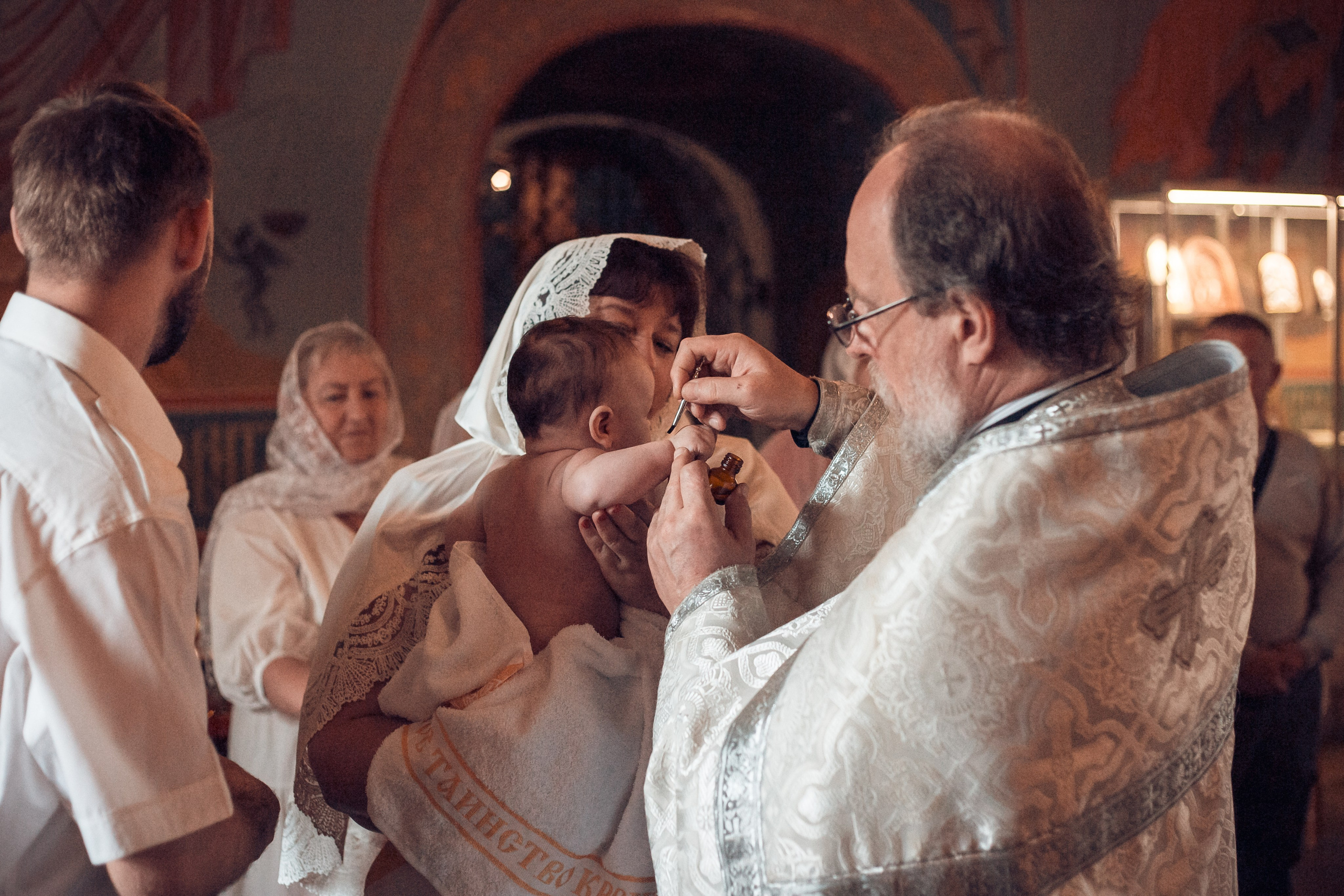 Крещение Артемия в Георгиевской церкви Калуги