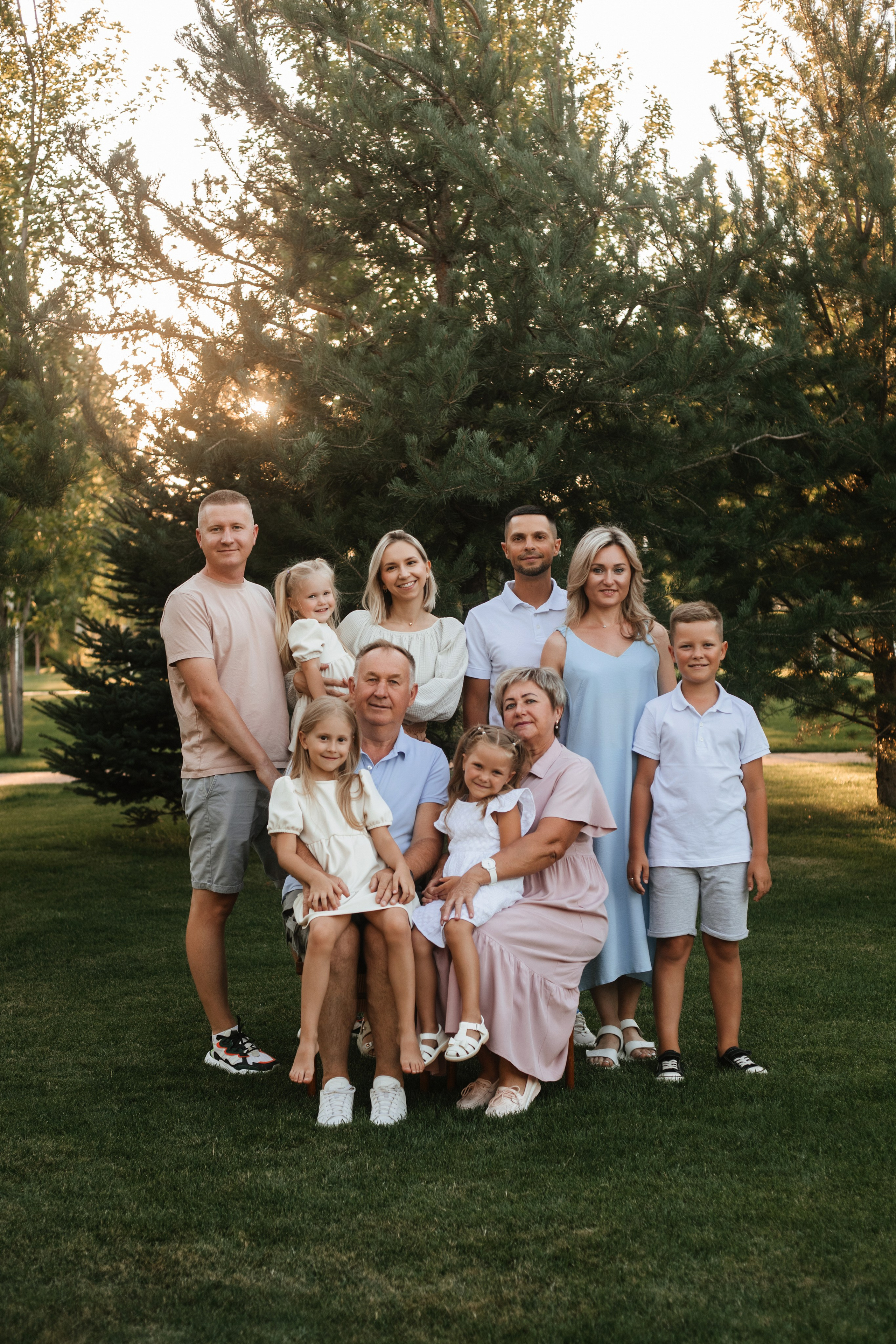 Большая семейная съемка на природе. Фотограф в Волгограде и Москве | Анастасия Лаврова