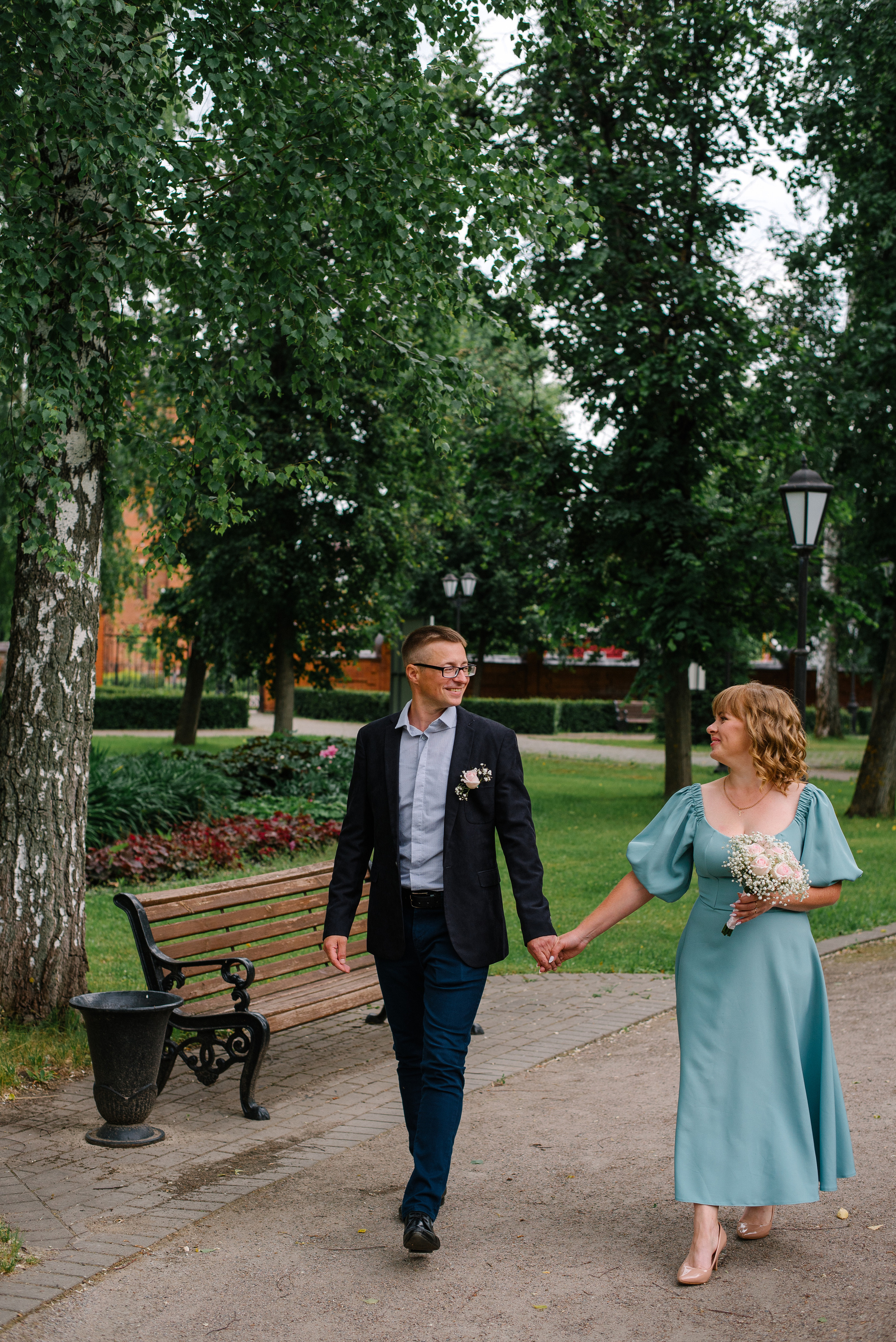 Свадебная прогулка Игоря и Татьяны. Свадебный фотограф — фотограф на свадьбу в Воронеже — Свадебное фото