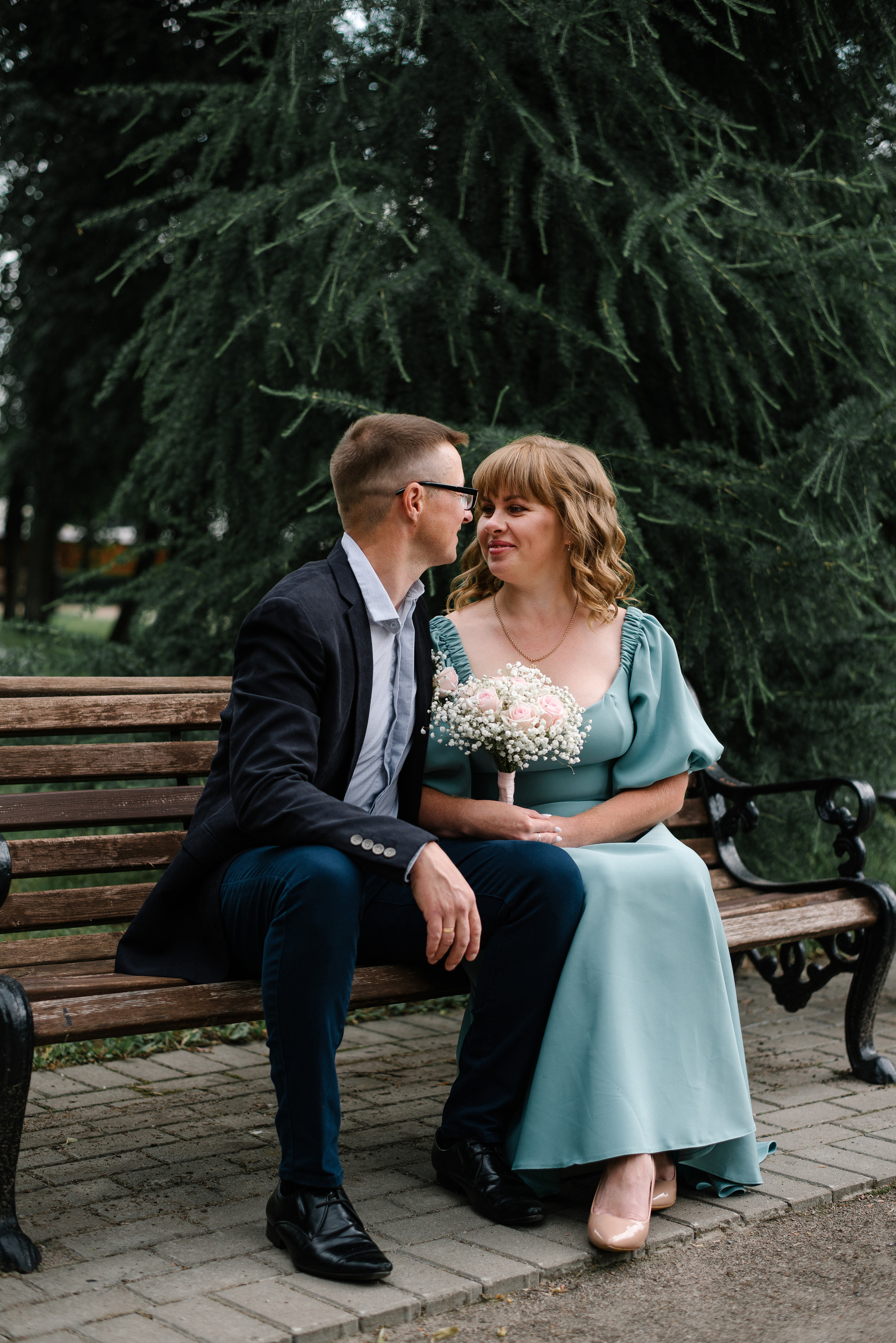 Свадебная прогулка Игоря и Татьяны. Свадебный фотограф — фотограф на свадьбу в Воронеже — Свадебное фото