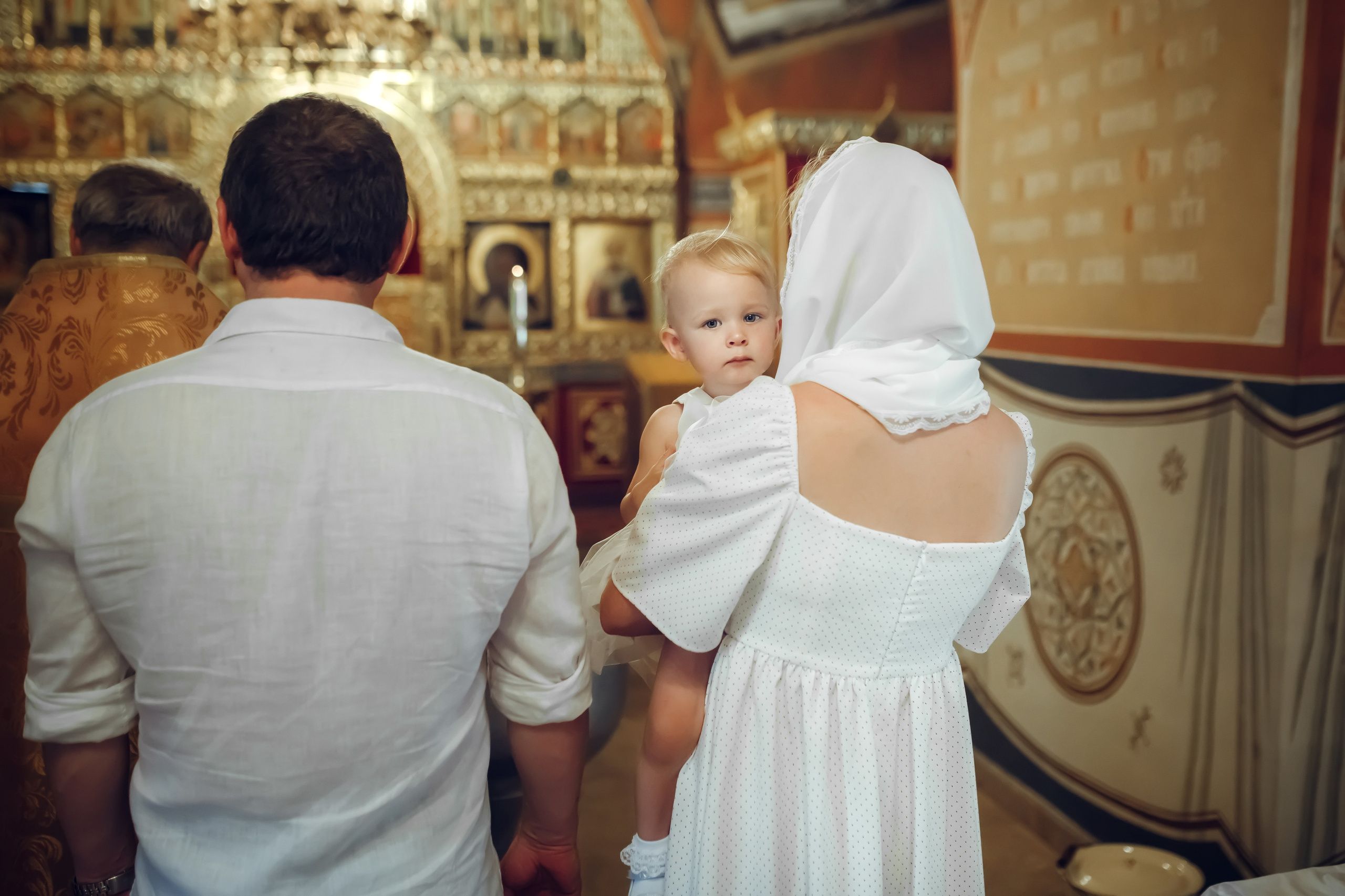 Крещение Яны. Фотограф на Крещение, семейный фотограф в Москве