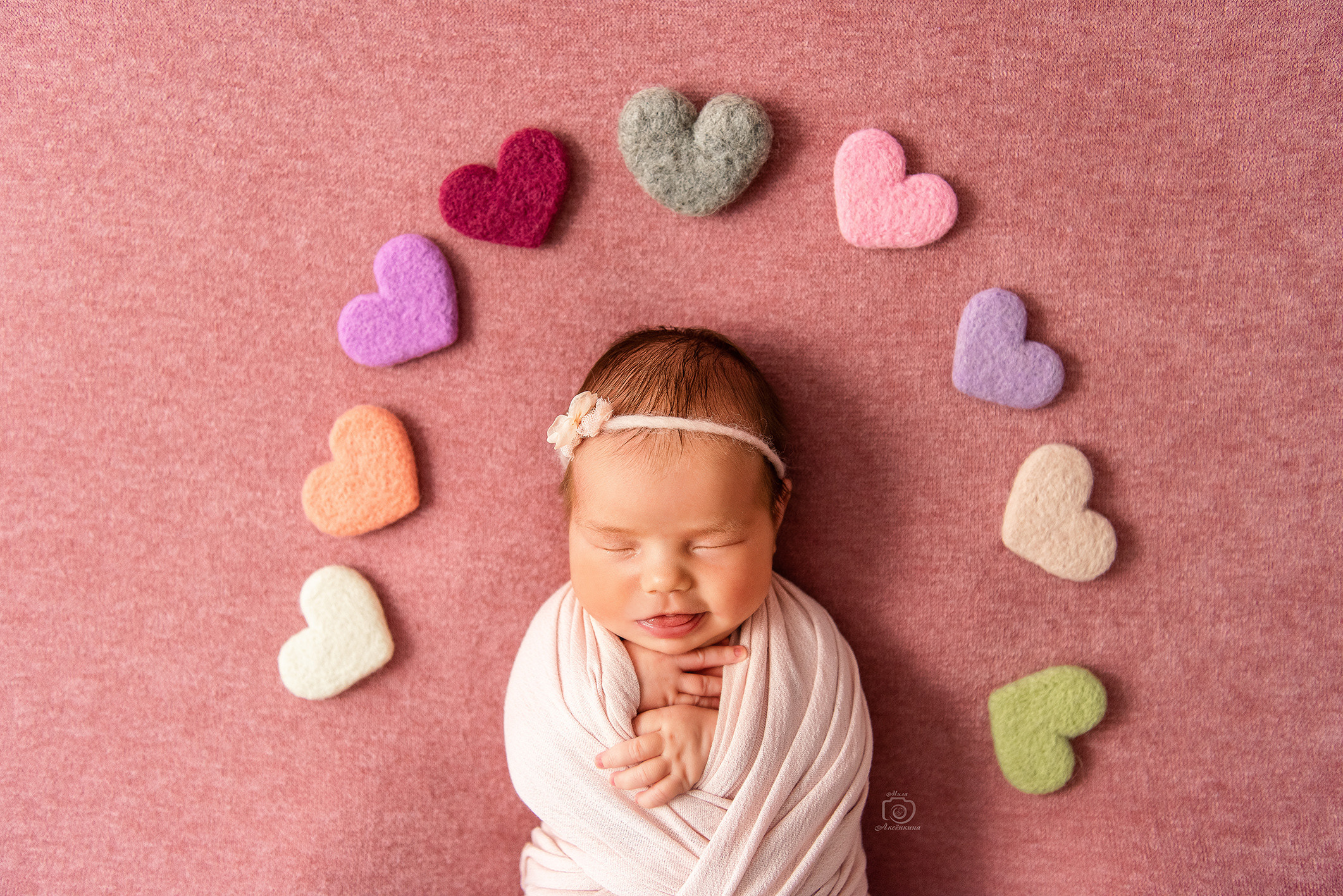 Портфолио новорожденных. Фотограф в Нефтеюганске Мила Аксёнкина