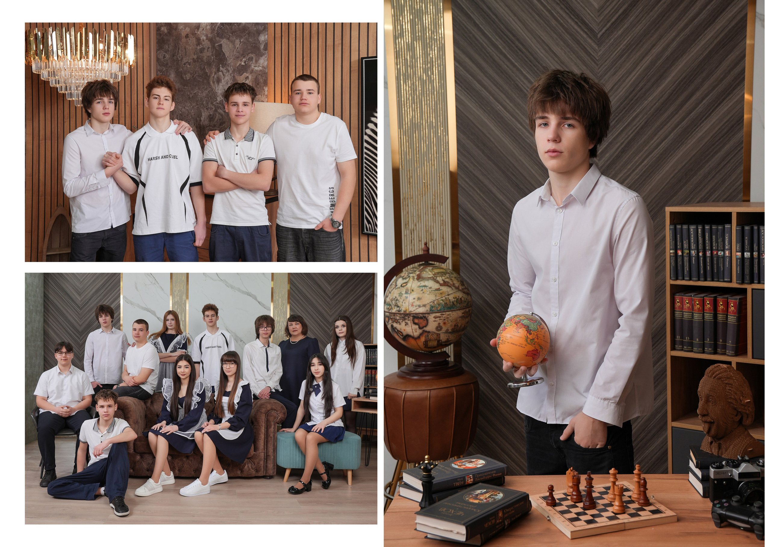 ЛИЦЕЙ 4 9 Е. Красивый выпускной альбом в Краснодаре