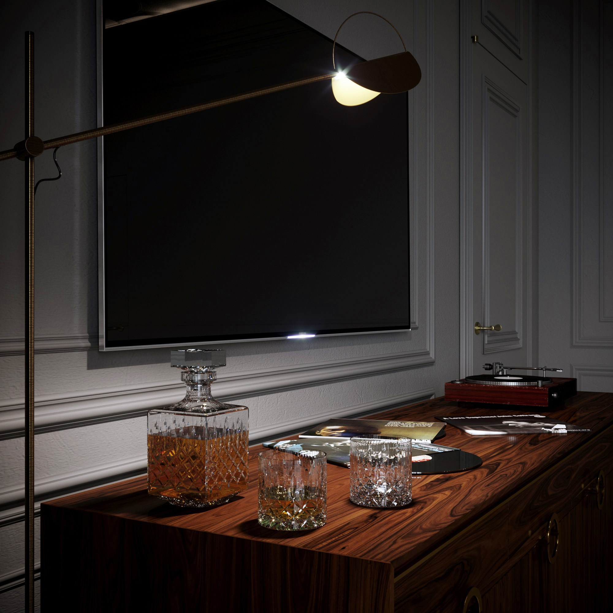 Спальня в ЖК Времена года. Визуализатор Векшина Елена