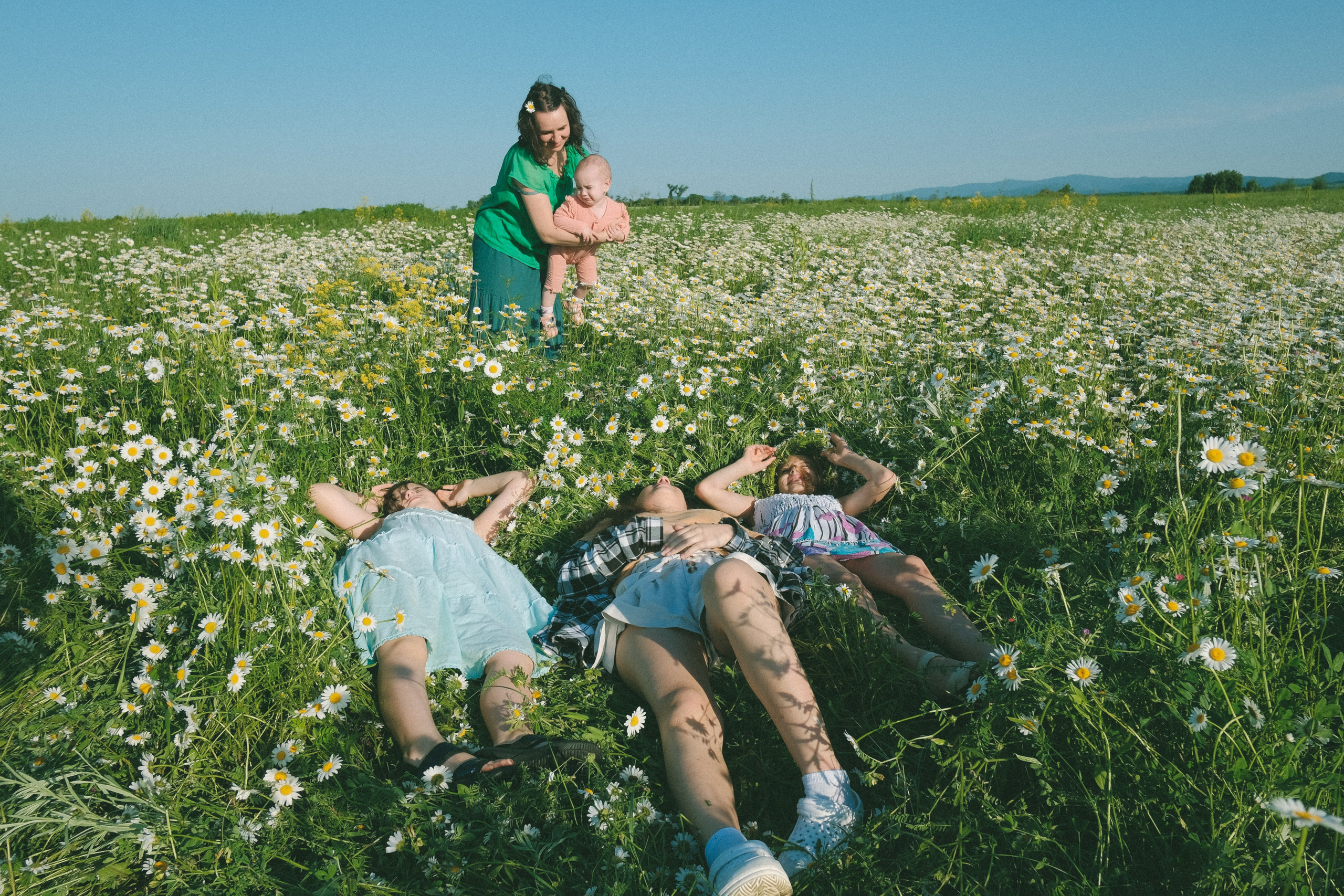 Ждановы в ромашках. Женский и семейный фотограф в Краснодаре и крае Таня Мустафина