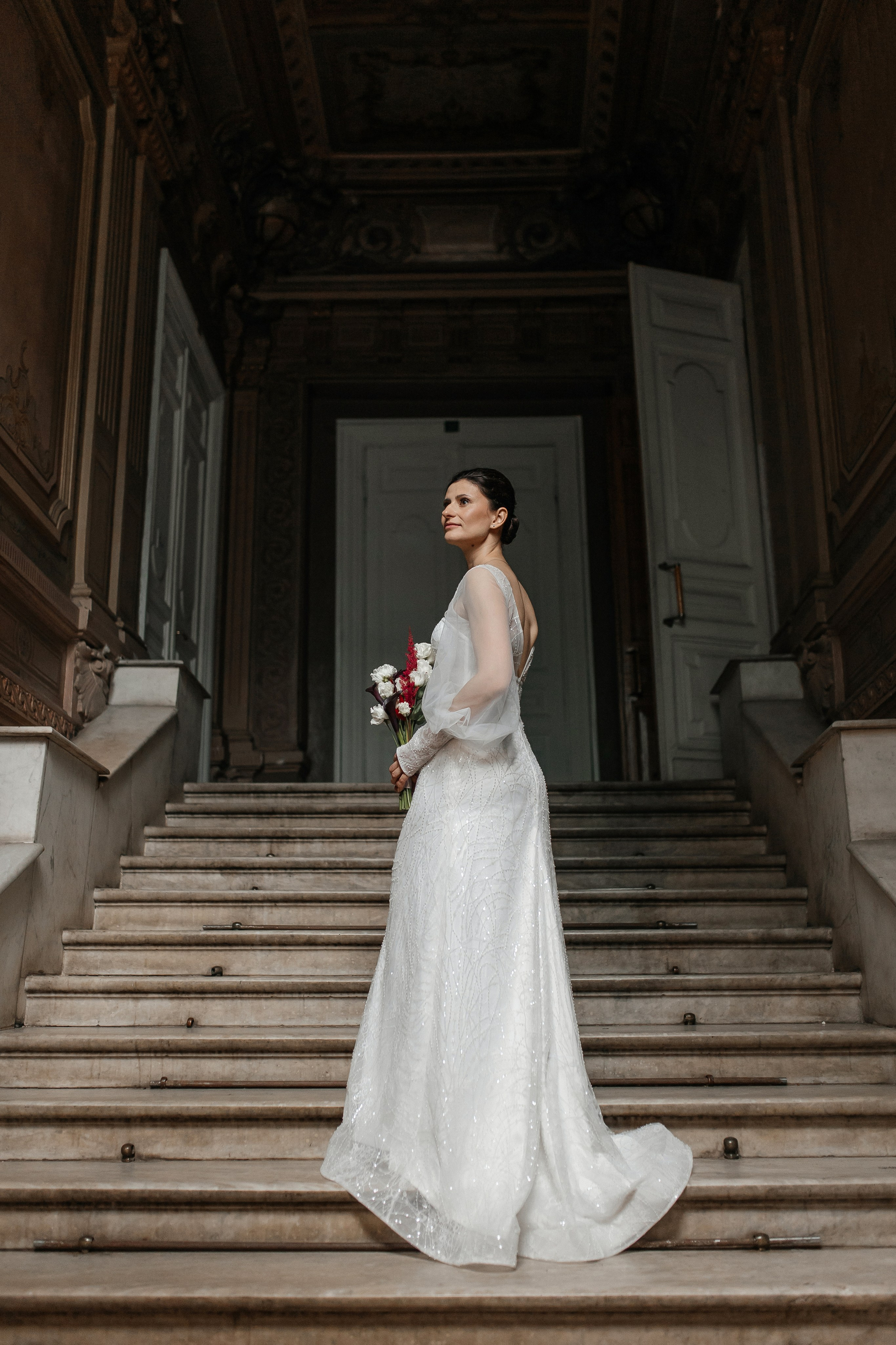 Свадебная фотосессия в усадьбе в Москве