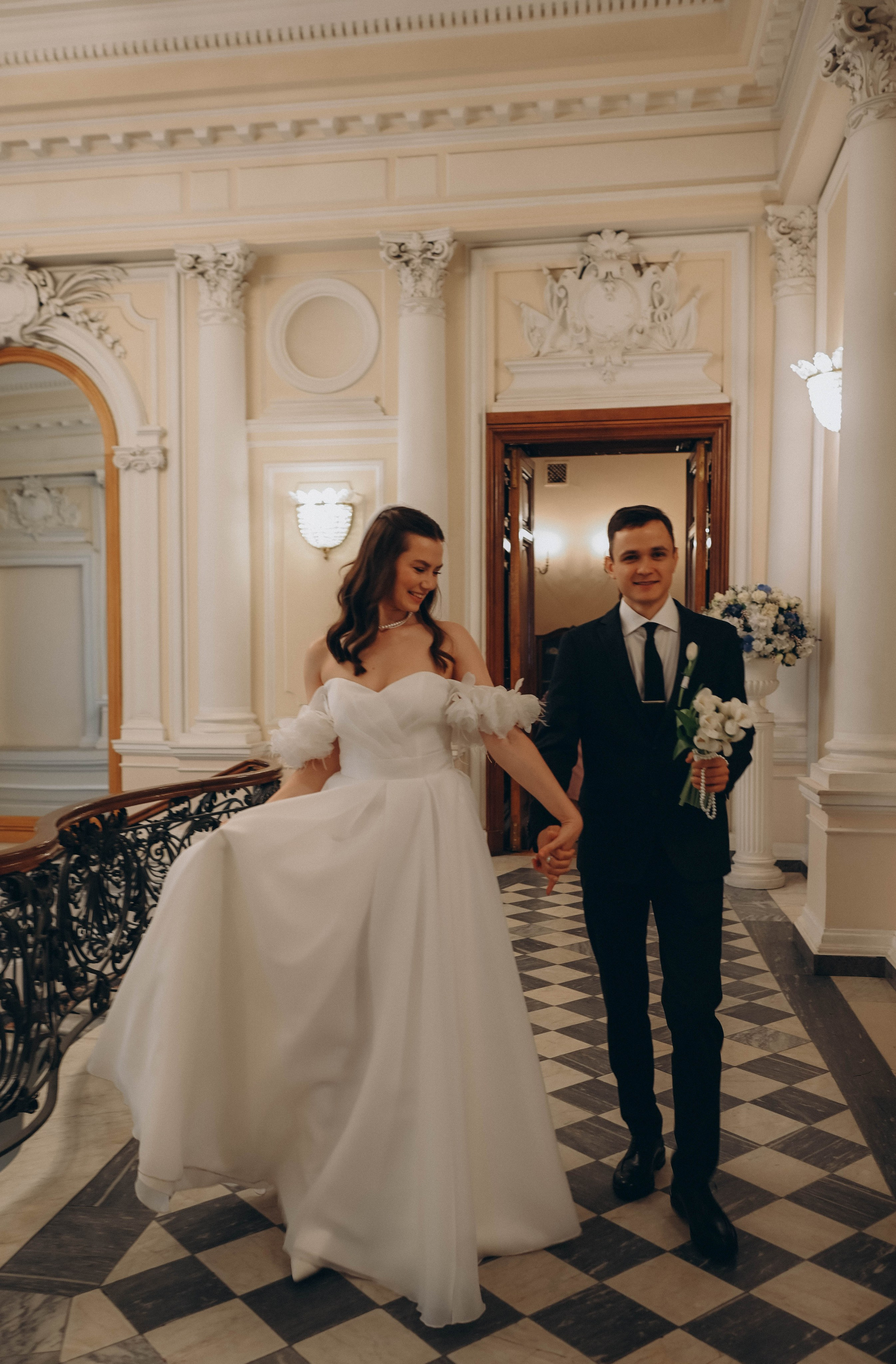 Роспись во 2 дворце. Ксения и Иван. Семейный и свадебный фотограф в Санкт-Петербурге Яна