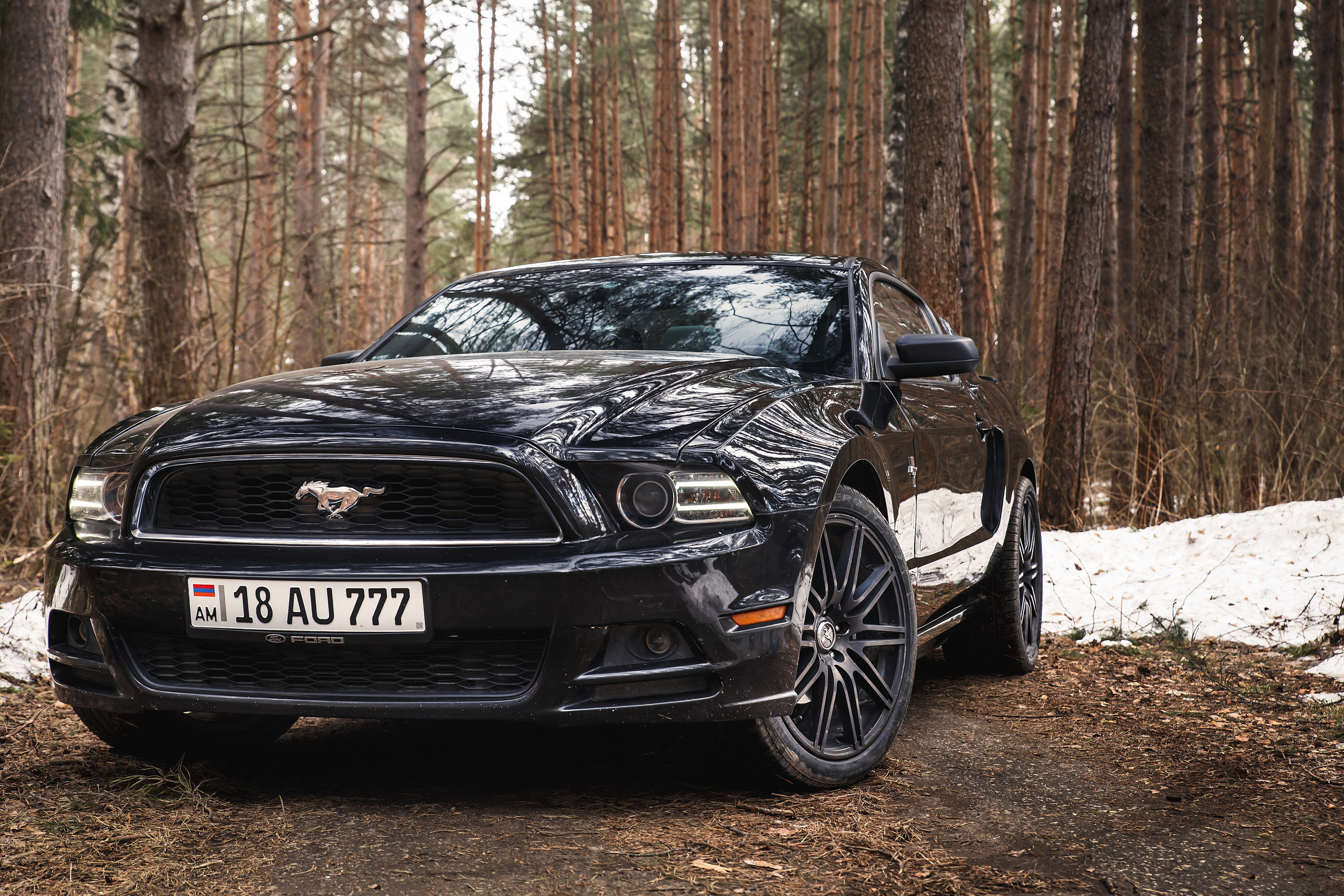 Полина. Форд Мустанг. Профессиональный фотограф в Ижевске Леша Петров