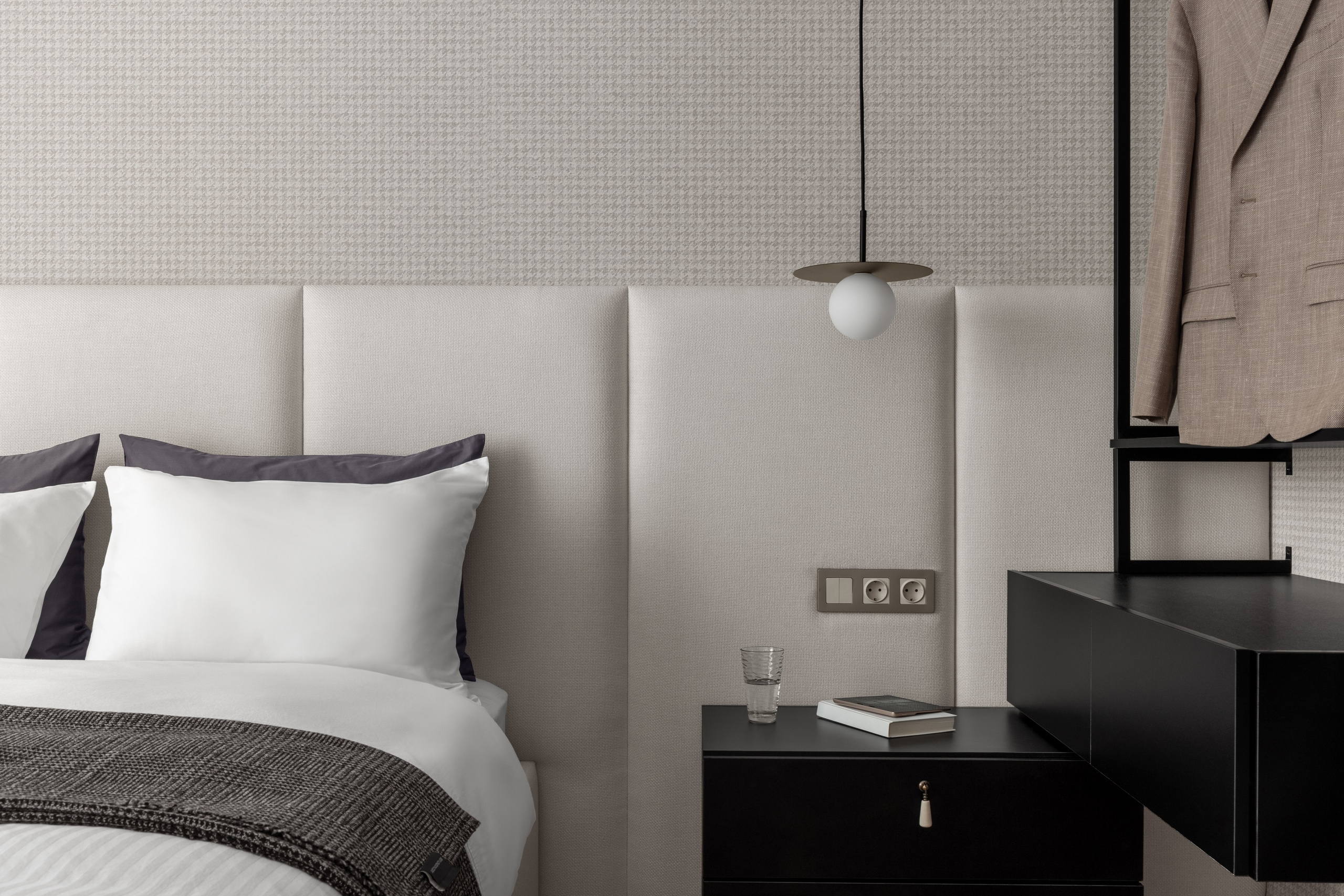 Фотография функциональной спальни