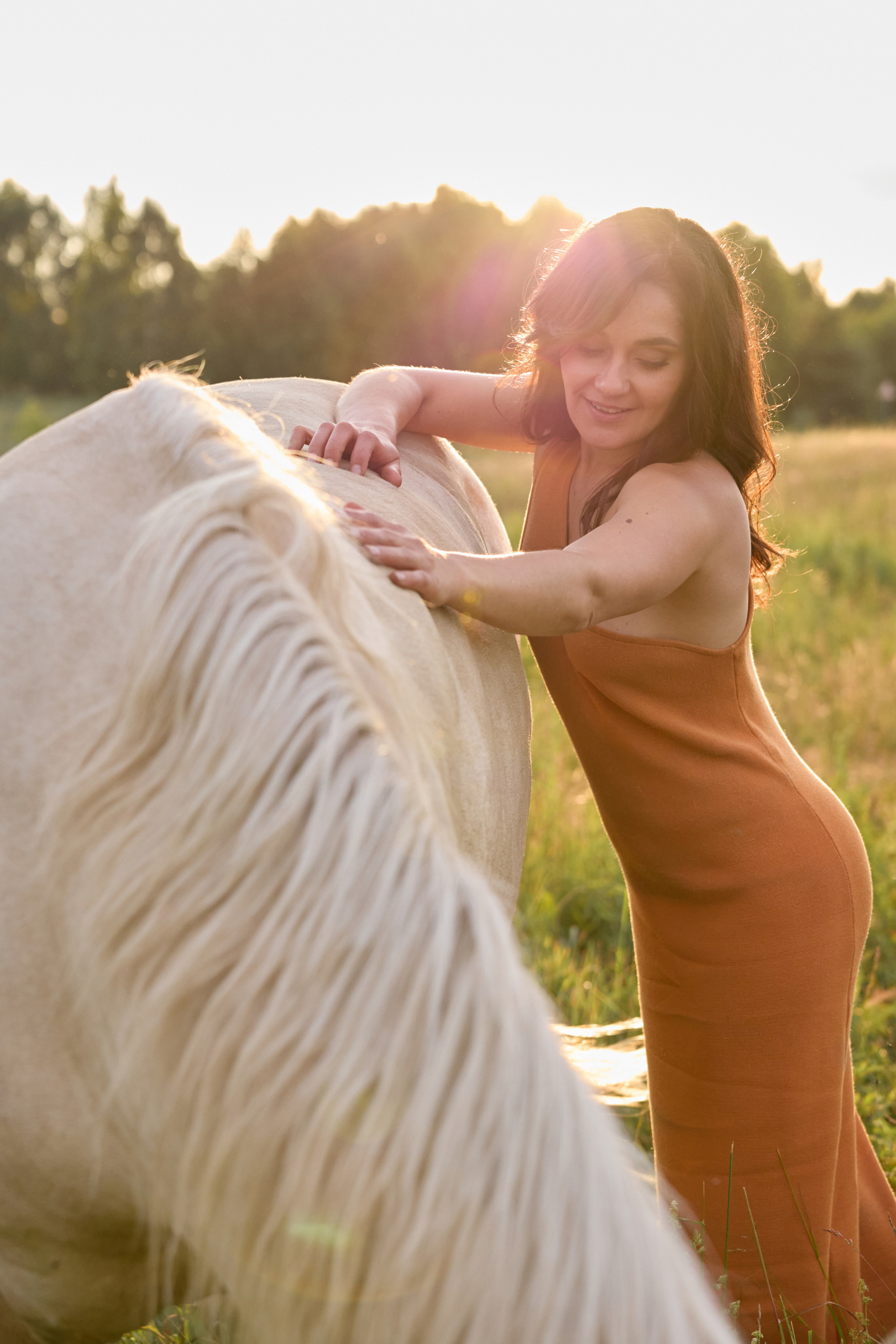 Светлана и Ветер. Фотограф анималист в Казани Алина Сулейманова. Фотограф животных