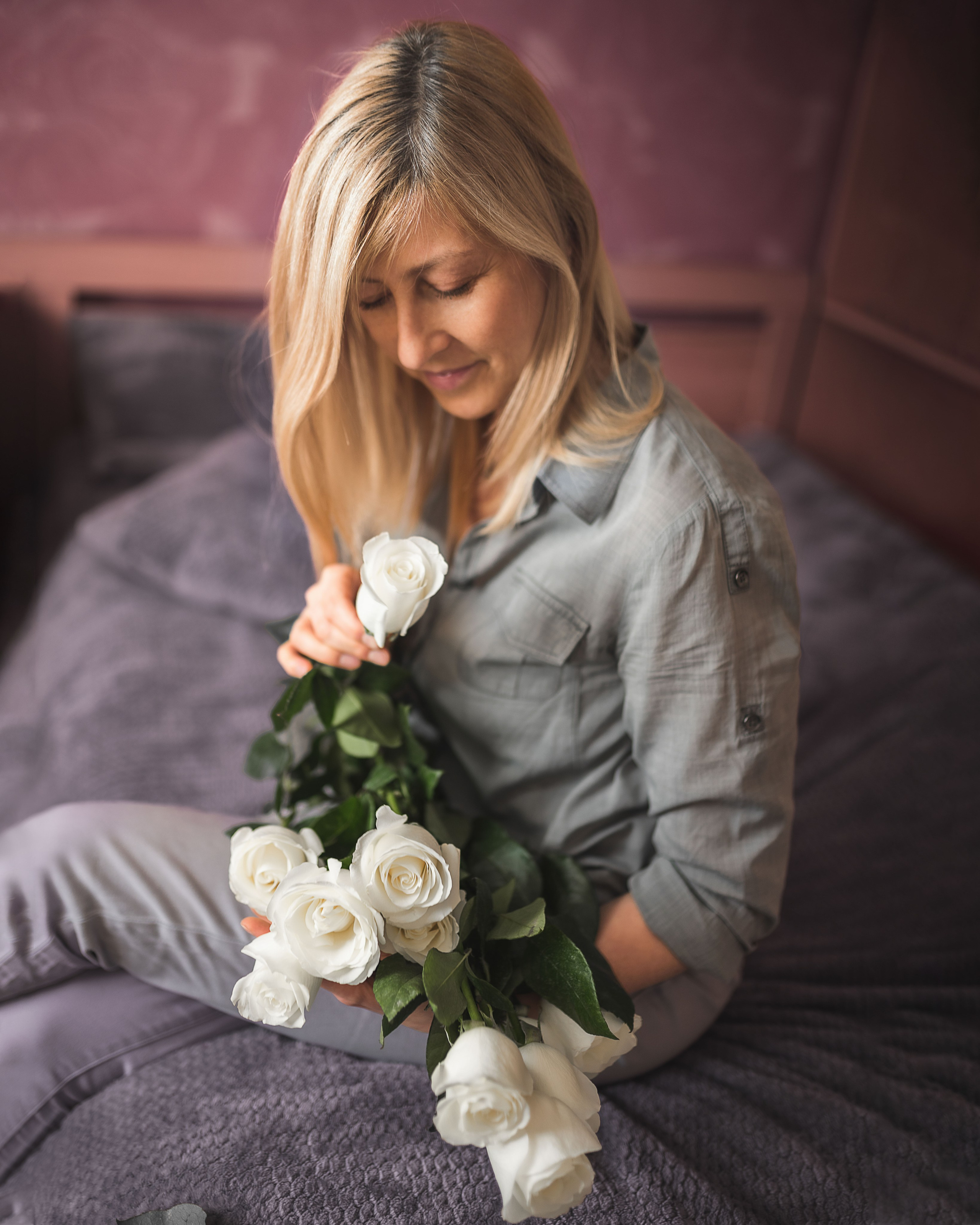 Белые розы. Фотограф г. Хабаровск