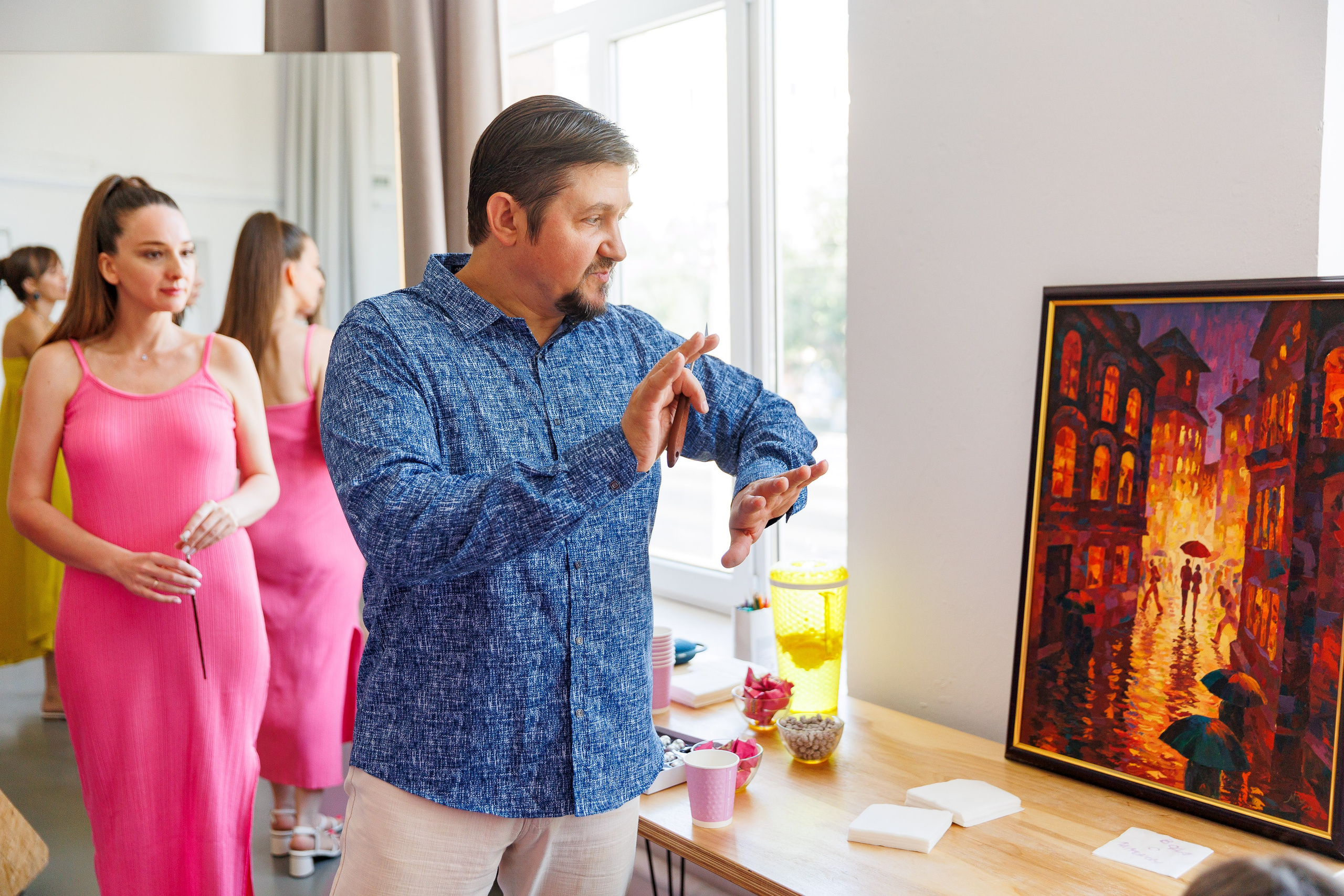 Девичник. МК по живописи. Фотограф Шейдаев Эмин г. Волгоград