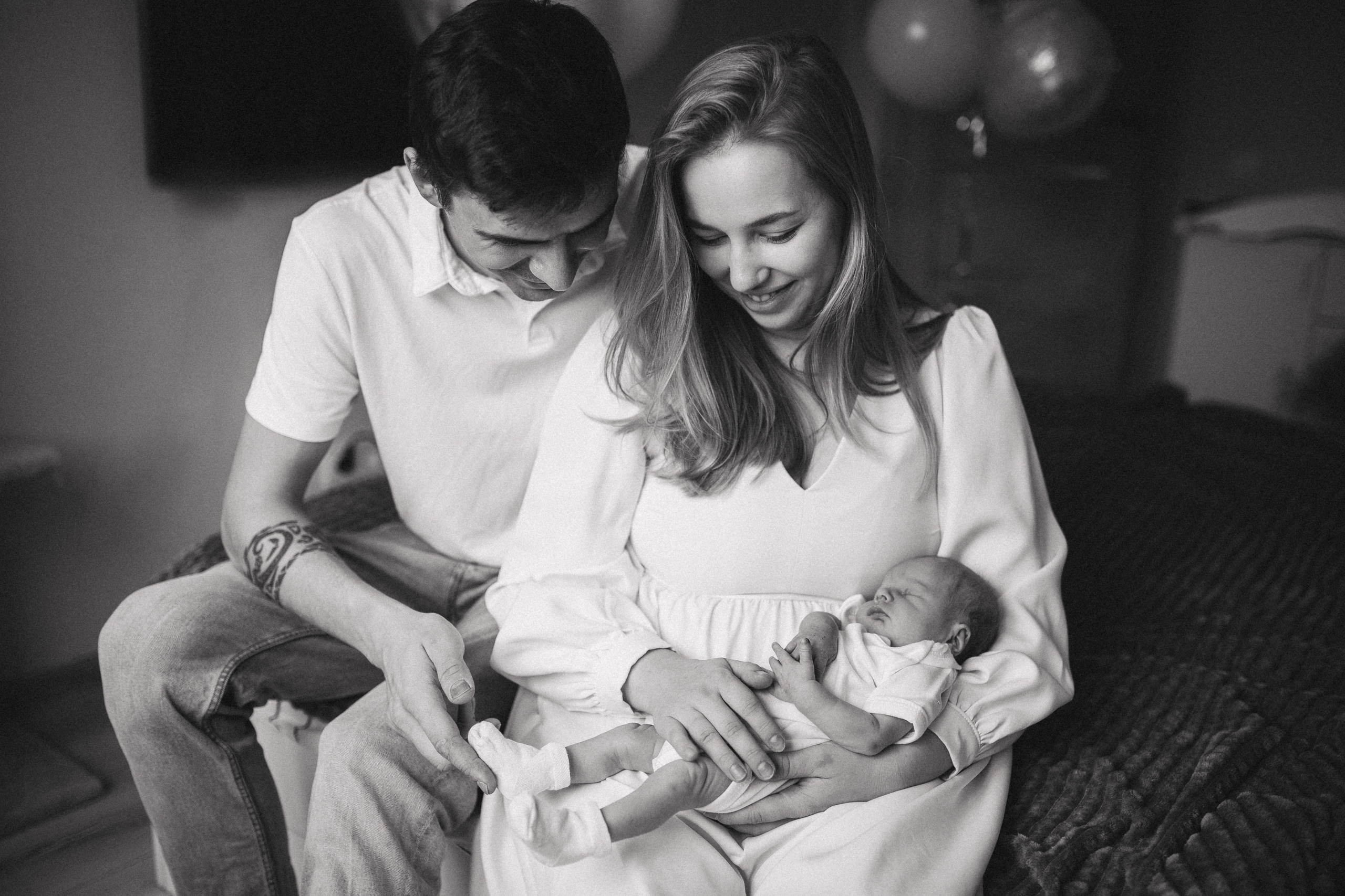 Выписка из роддома. Семейный и детский фотограф в Москве Антонина Смирнова