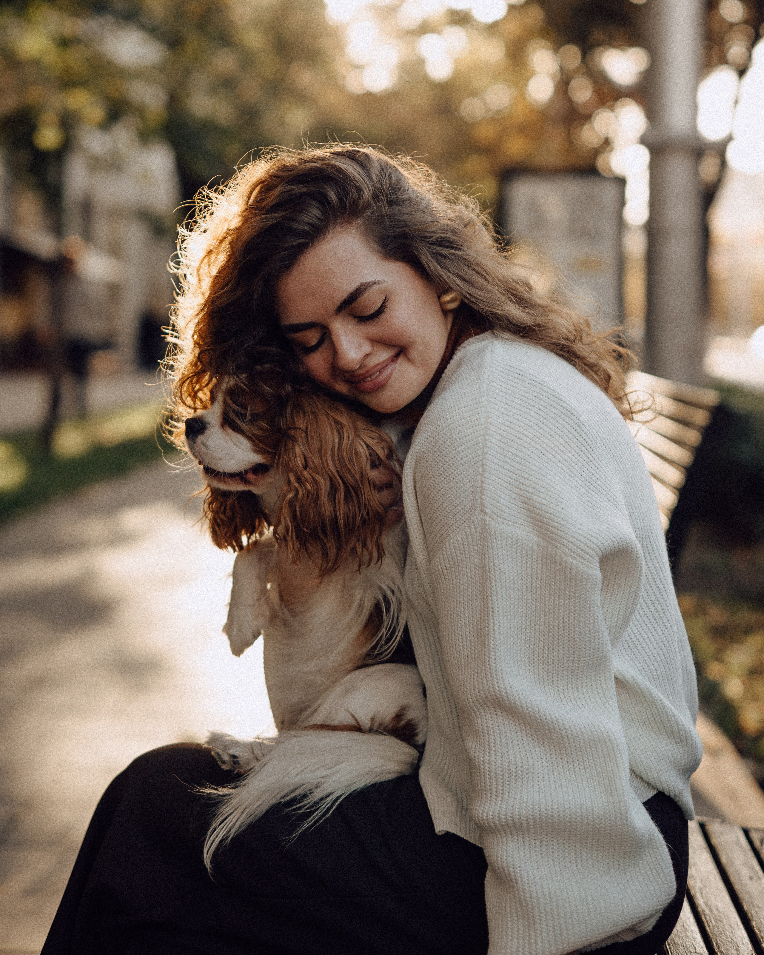 Осенняя фотосессия с собачкой