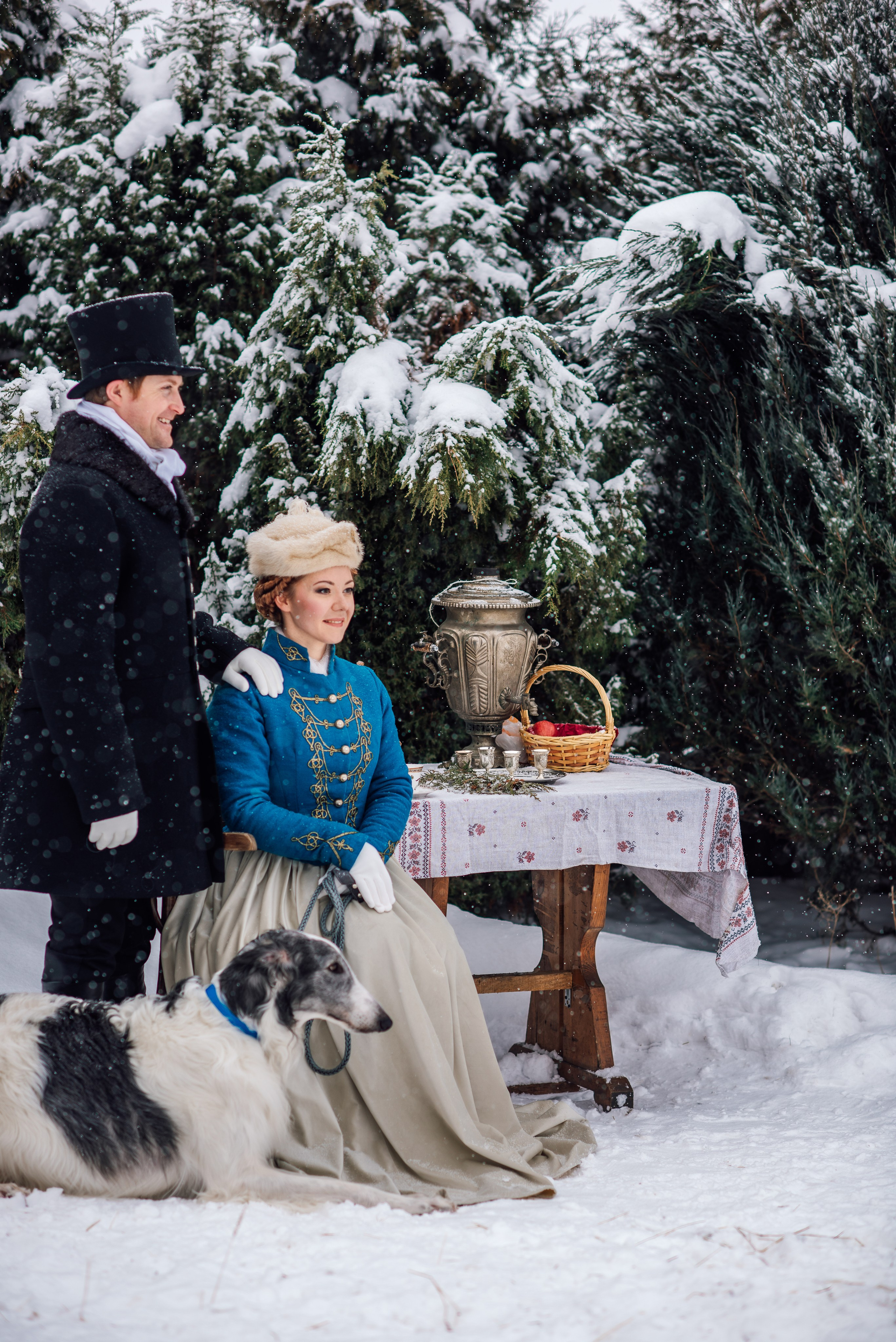 Зимняя парфорсная охота. Фотограф Диана Вальтер