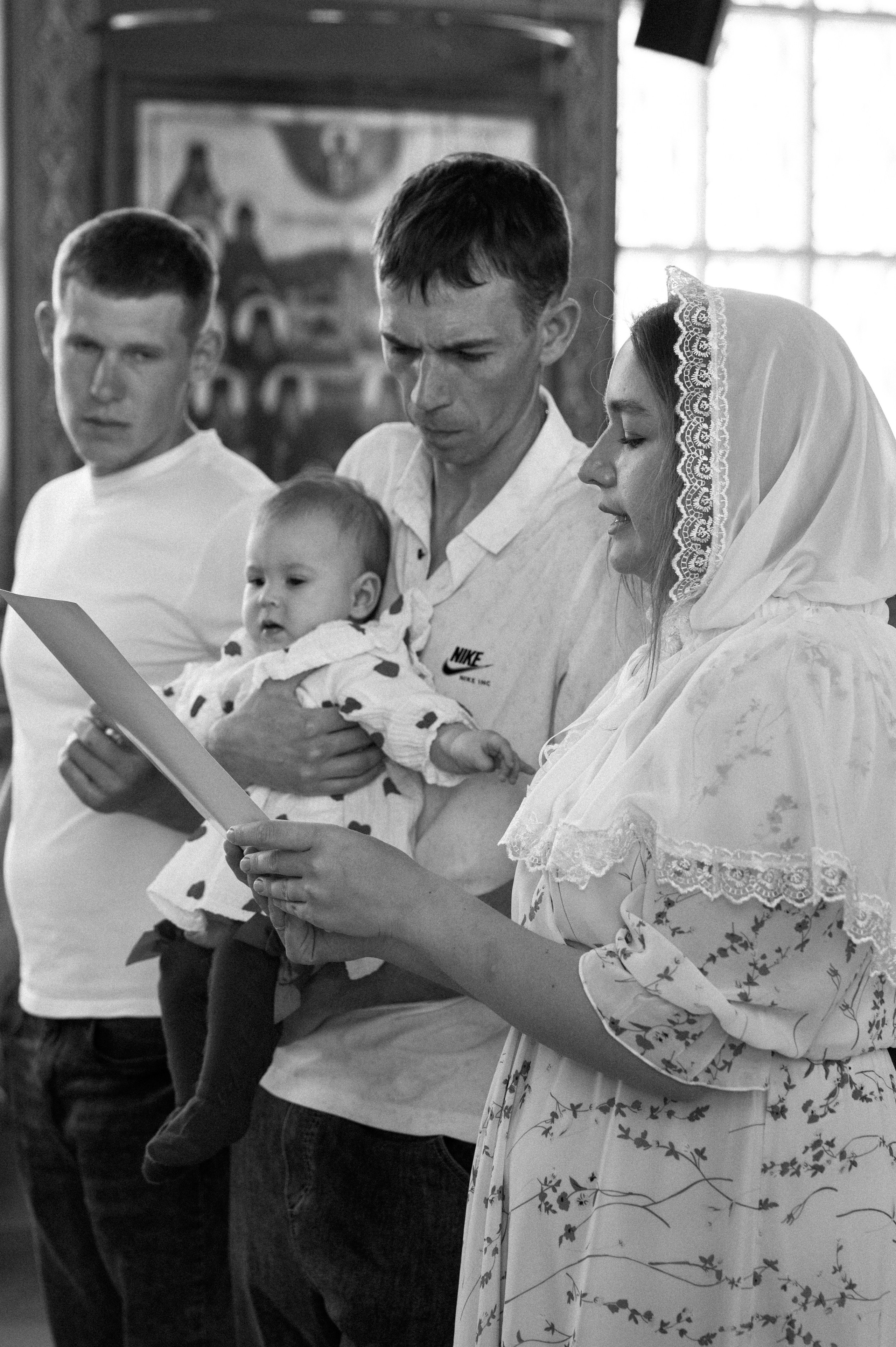 Таинство Крещения Дарьи (Храм Преполовения Пятидесятницы). Фотограф Ярута Оксана / Ростов-на-Дону