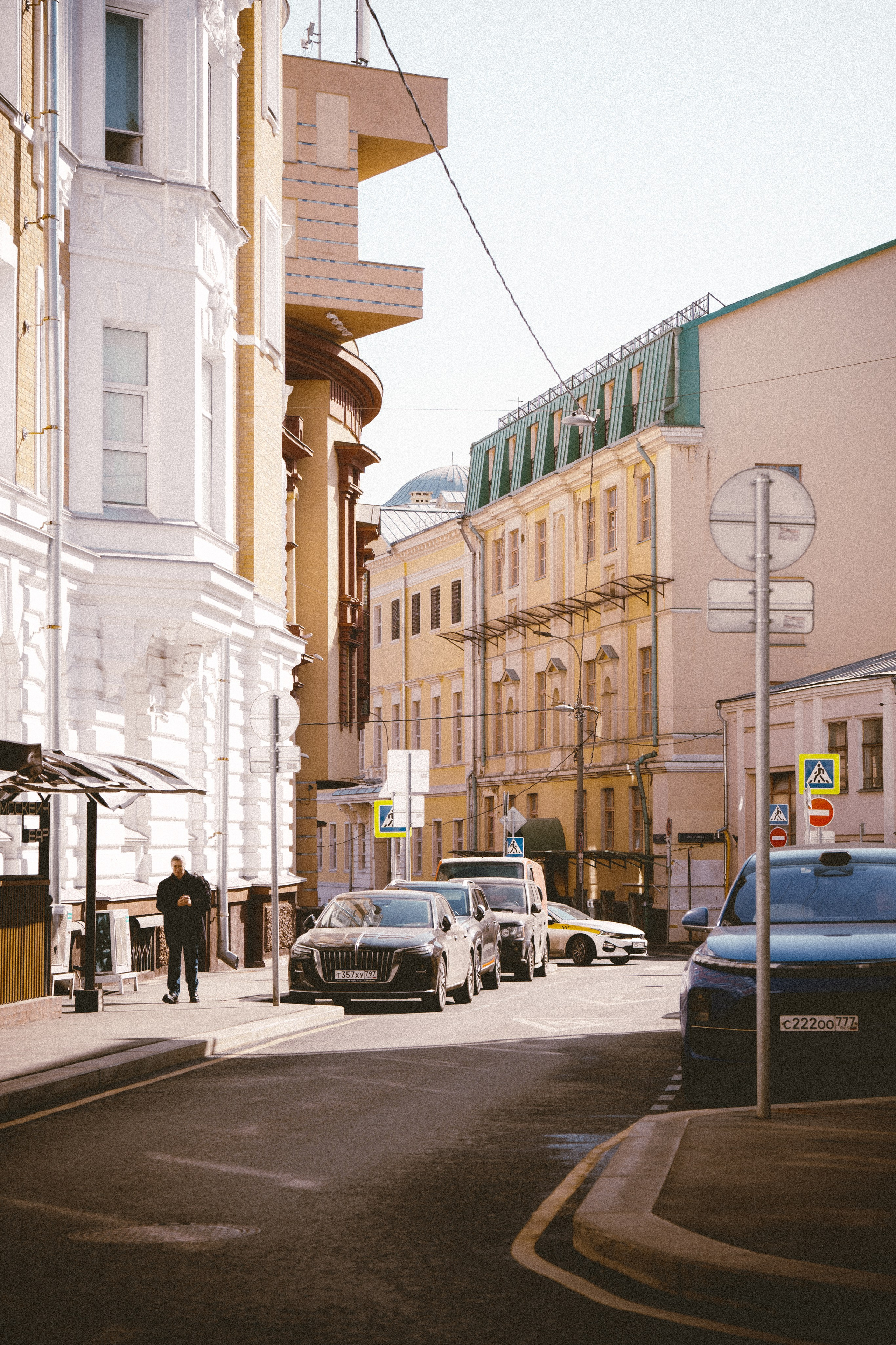 Тихие переулки на Чистых прудах. Polypolarphotography