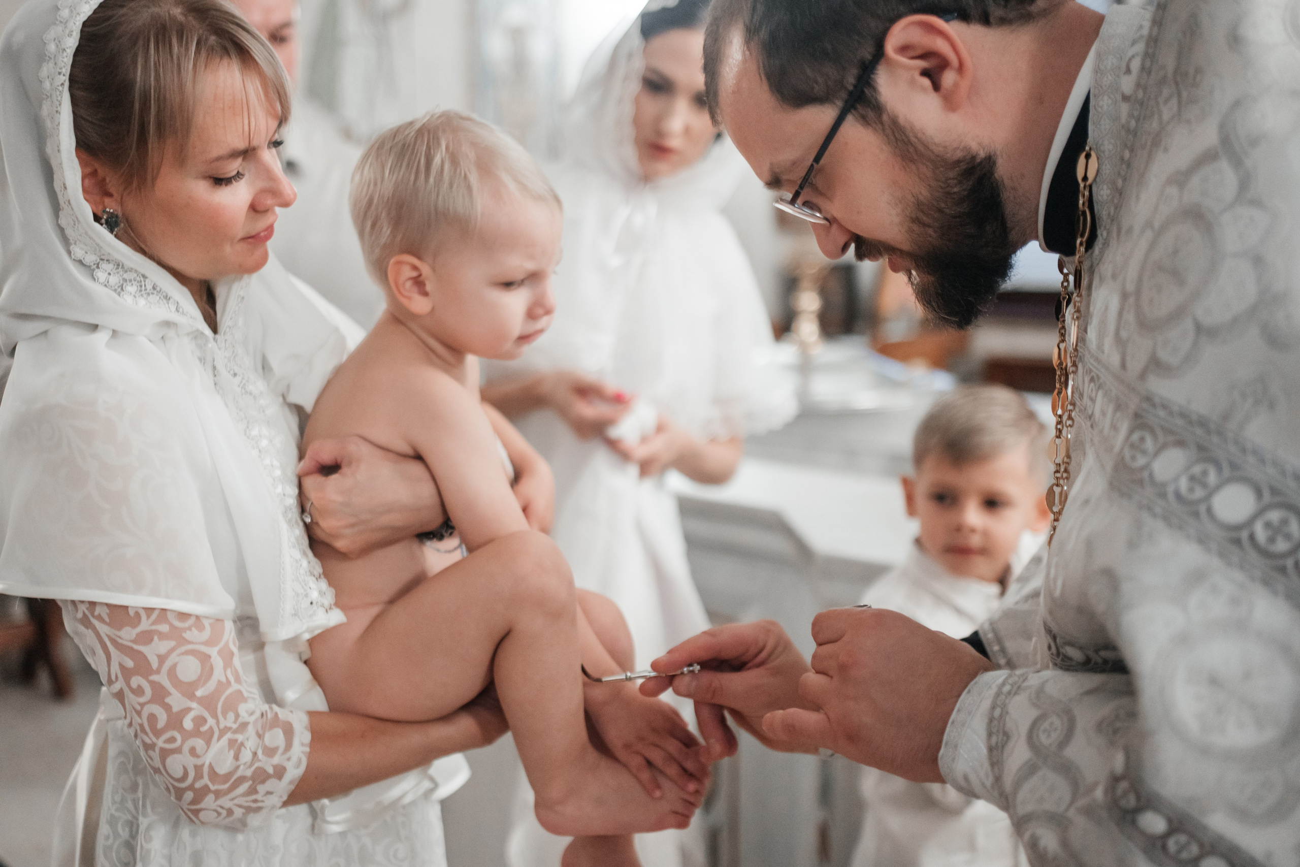 Крещение Артемия. Семейный фотограф в Москве и Подмосковье Иванова Нина