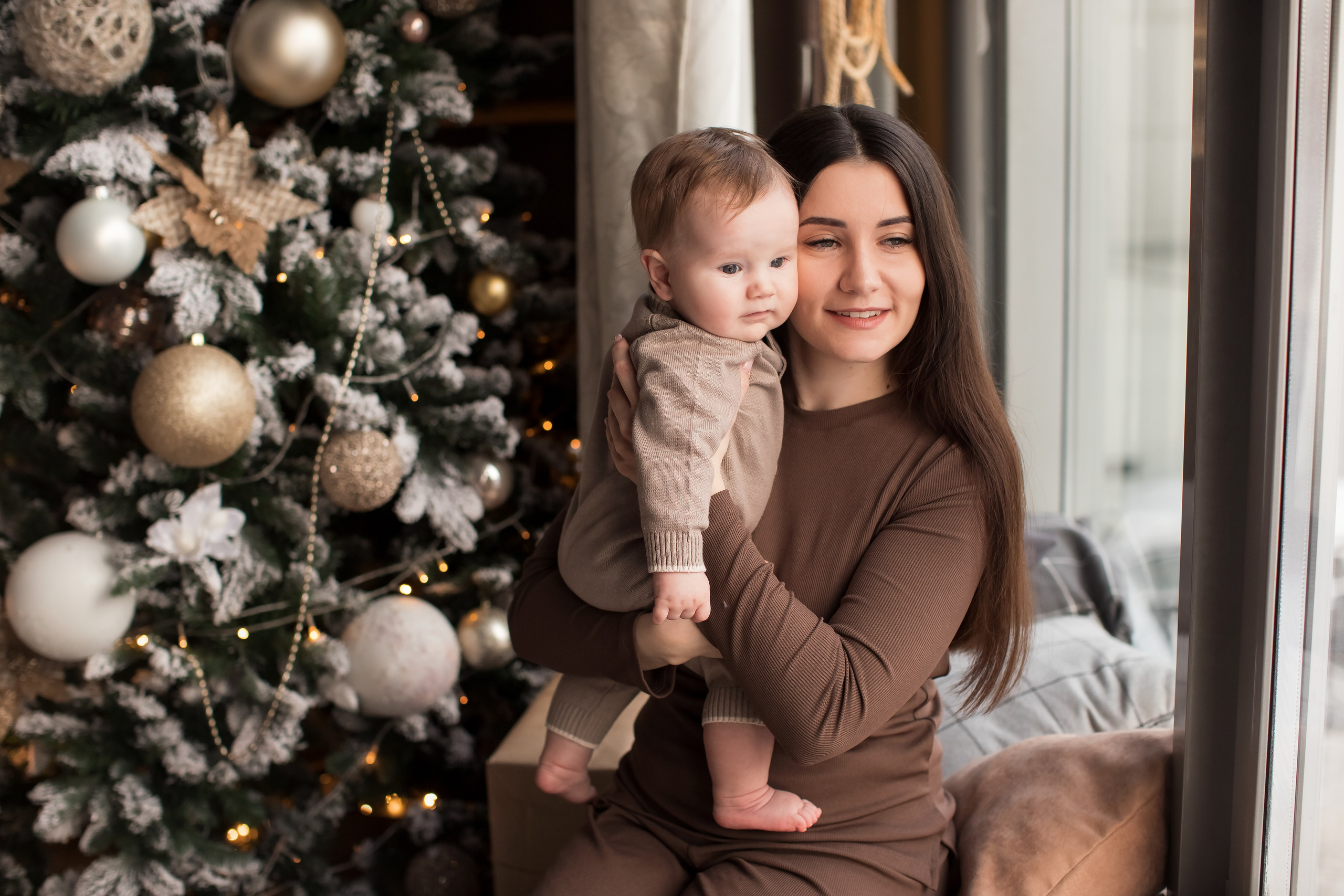 Первый Новый год. Семейный и детский фотограф в Саратове Полина Коткина
