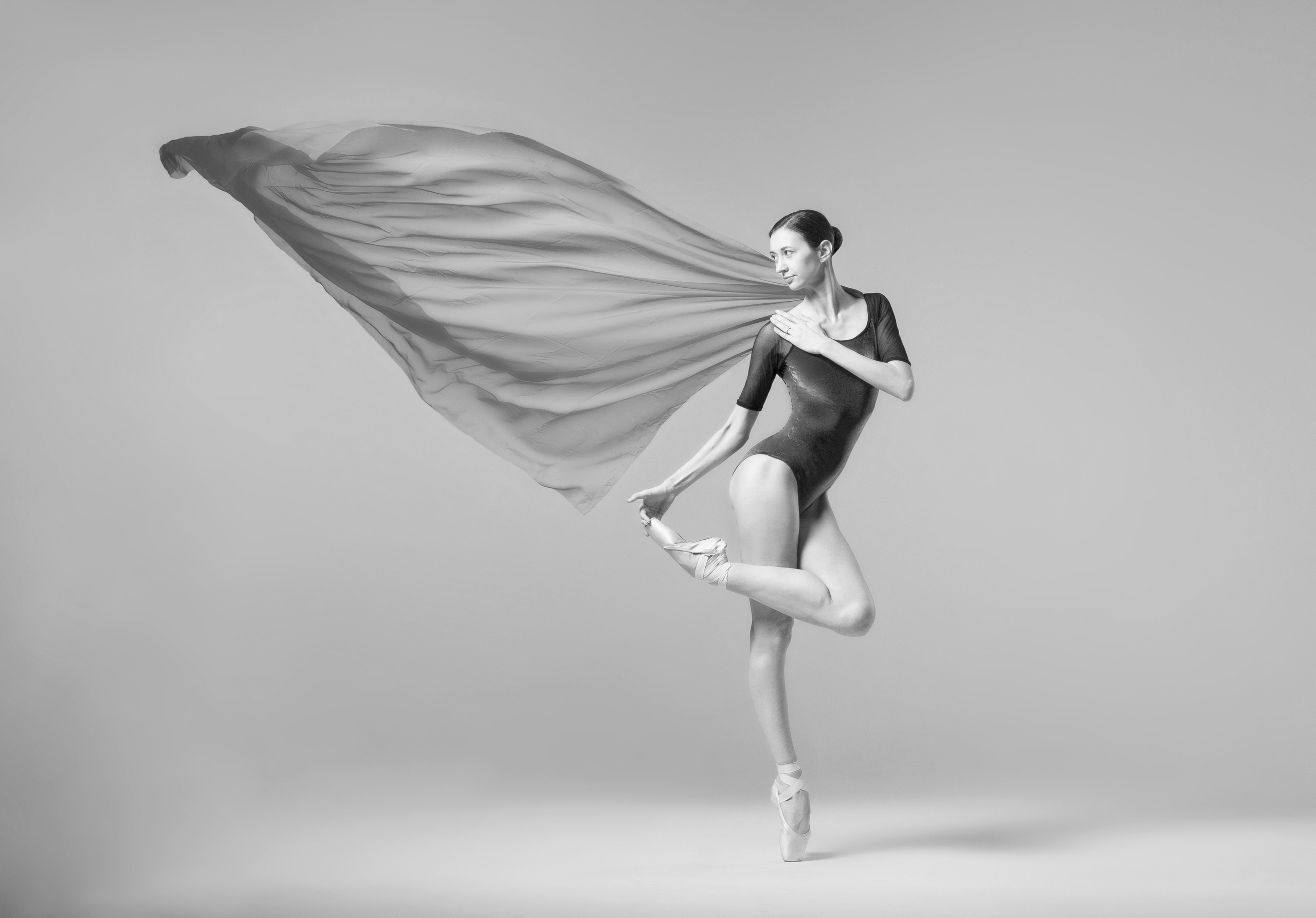 Анна ч\б версия. Балетный фотограф Москва Майоров Николай