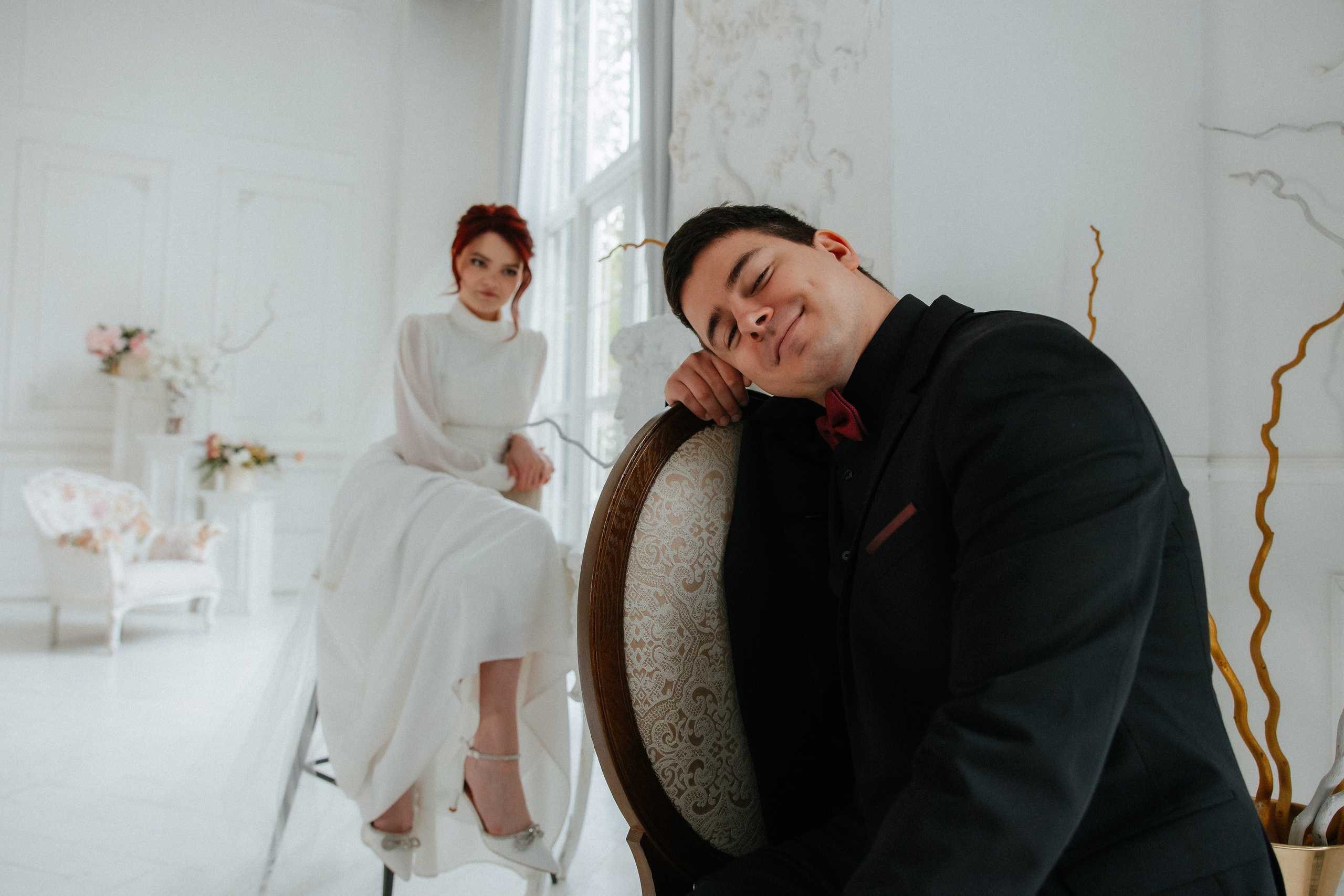 Анастасия и Владимир. Студия 12.24. Алена Бадамшина — свадебный фотограф Воронеж / Москва