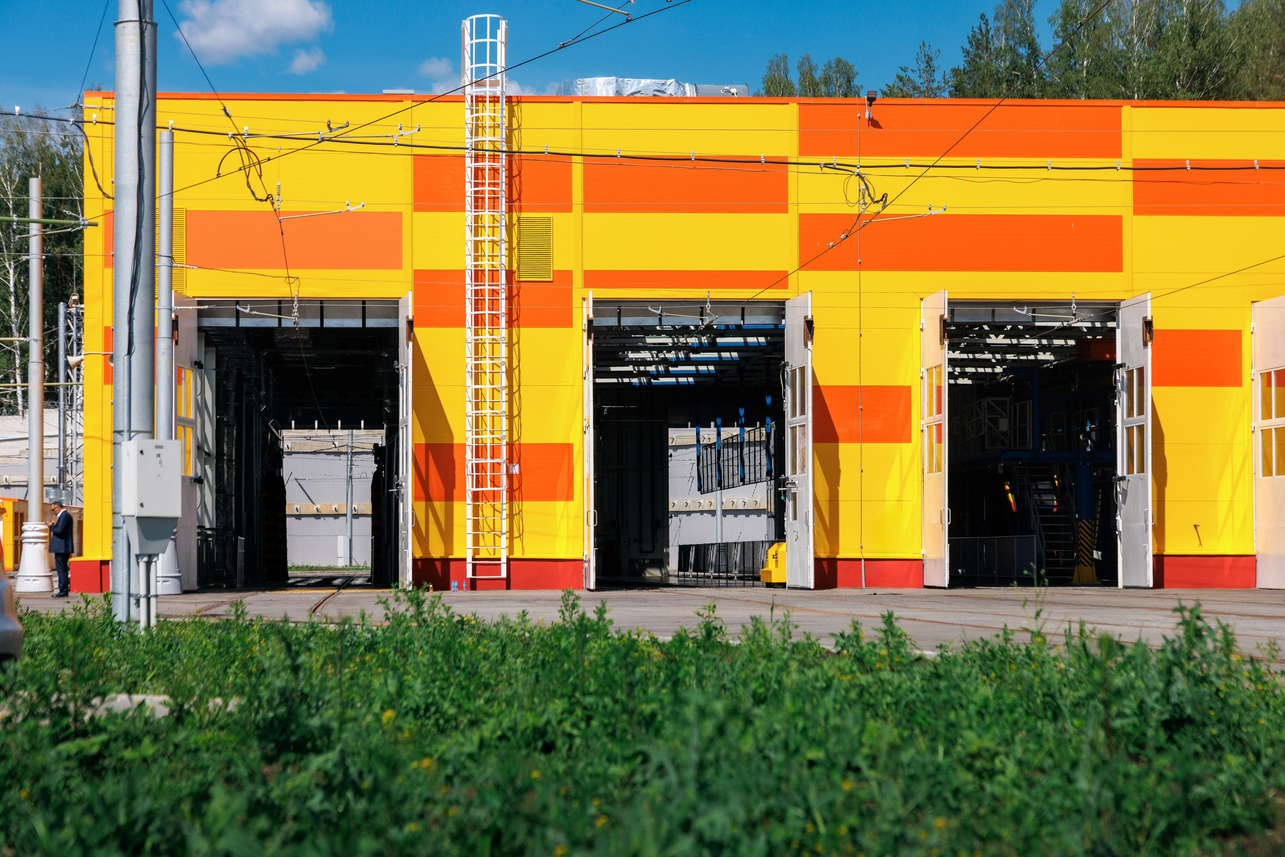 Трамвайное депо. Фотограф Виталий Хайлов, Екатеринбург