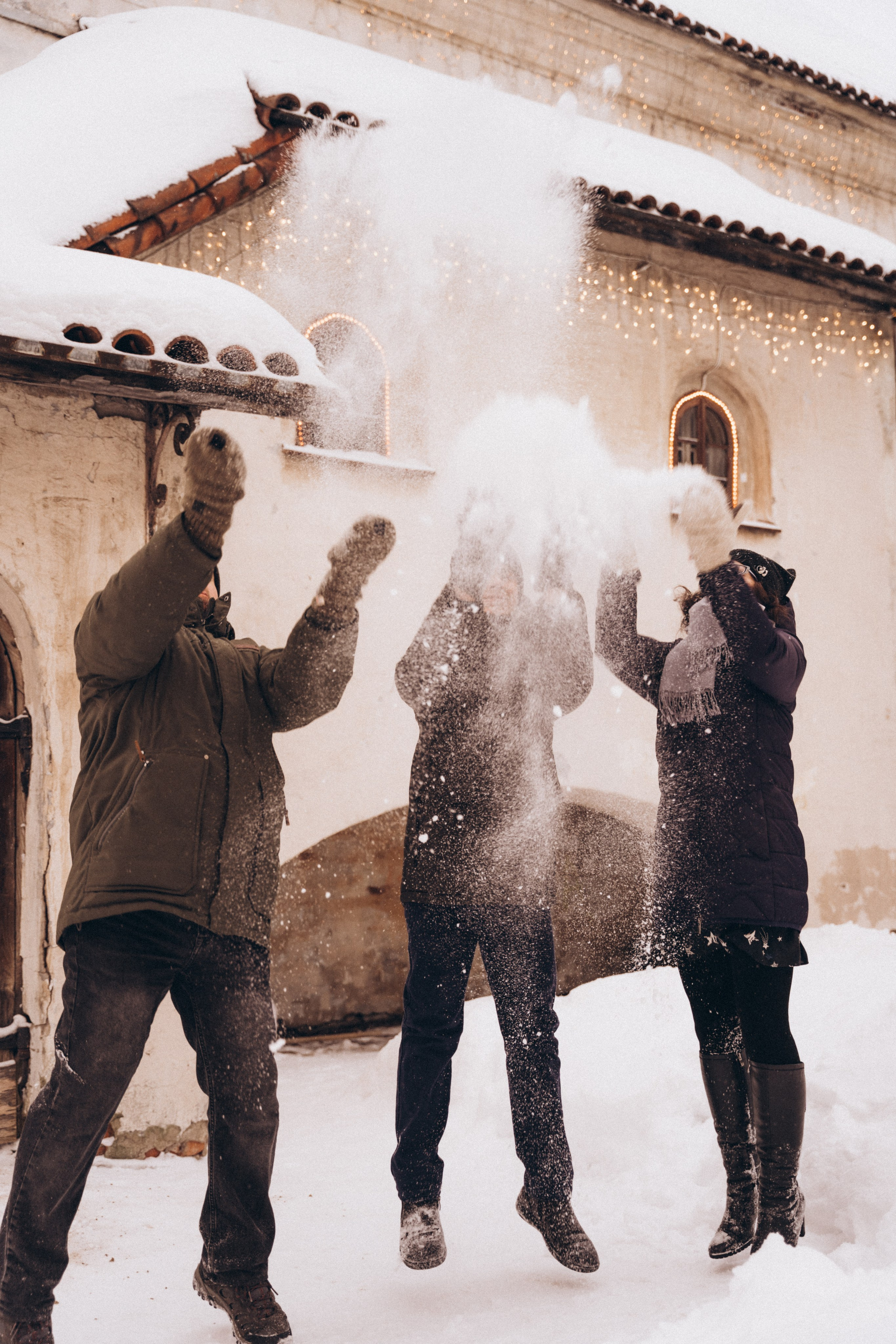 Январская прогулка: Даня, Елена и Андрей. Фотограф в Ульяновске Александра Григоровских