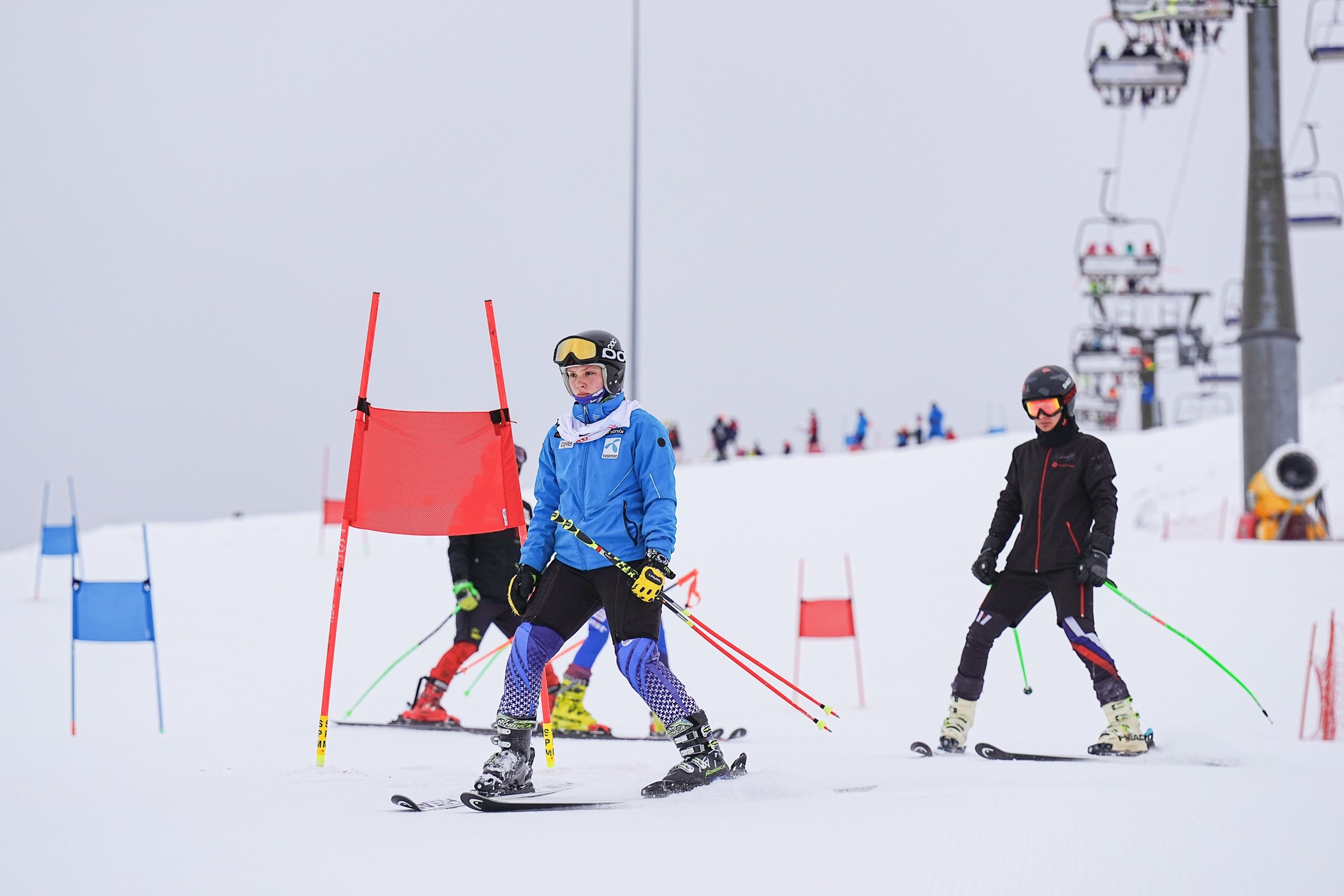 Горные лыжи. Первенство Центрального Федерального Округа. GS U16 Шуколово. Фотограф Студитский Евгений