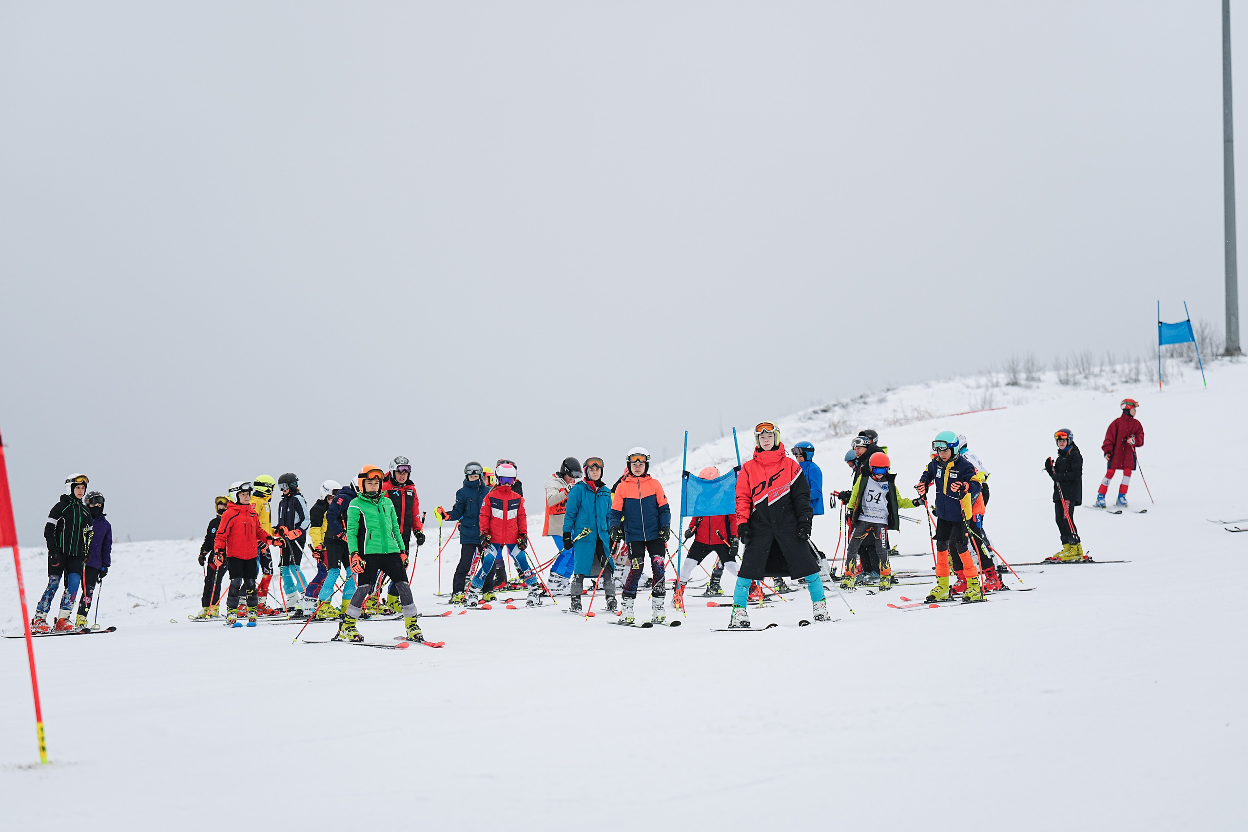 Горные лыжи. Первенство Центрального Федерального Округа. GS U14 Шуколово. Фотограф Студитский Евгений