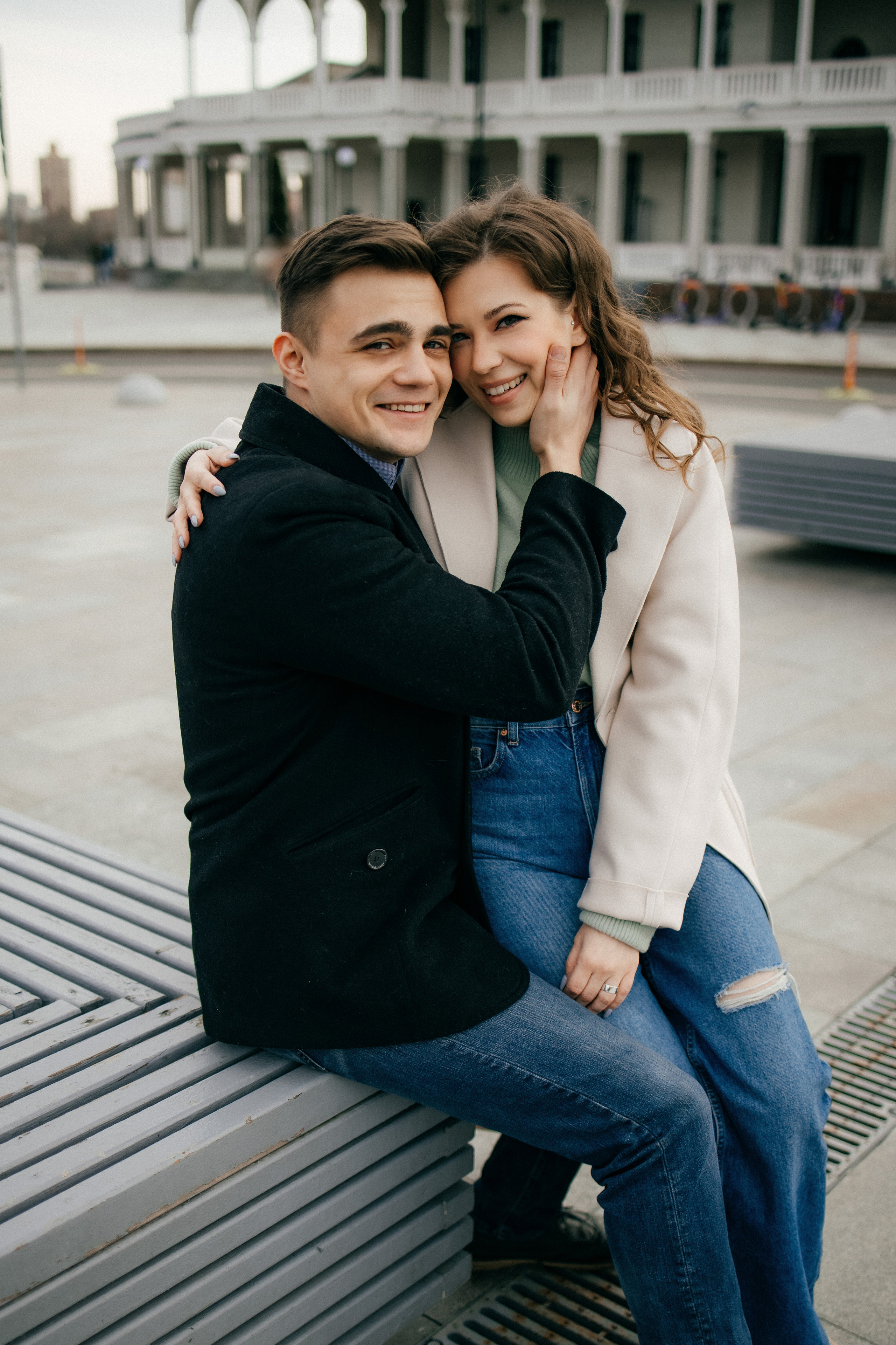 Прогулка Дани и Ани на Речном вокзале. Свадебный и семейный фотограф Кристина Савенкова