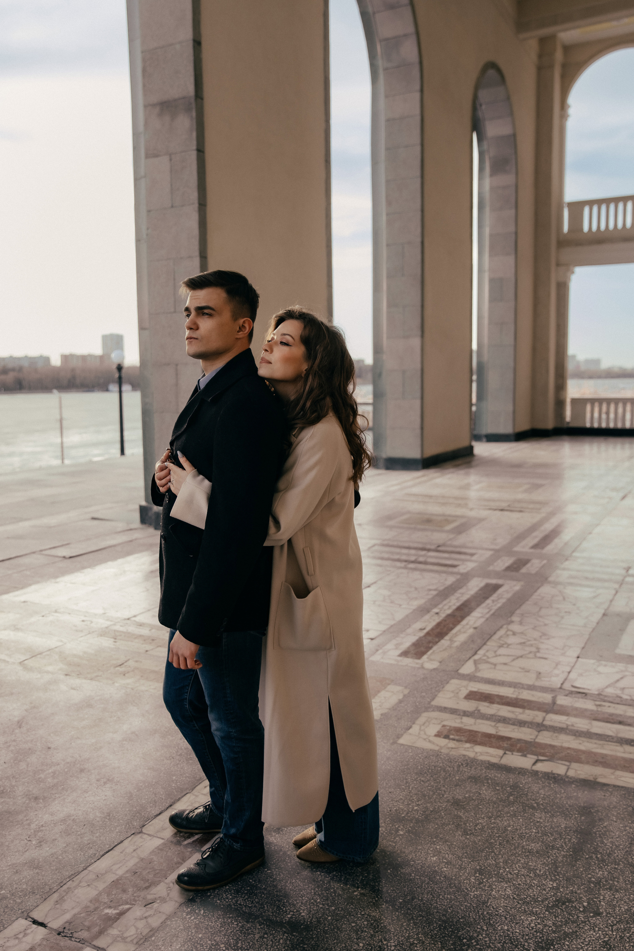 Прогулка Дани и Ани на Речном вокзале. Свадебный и семейный фотограф Кристина Савенкова