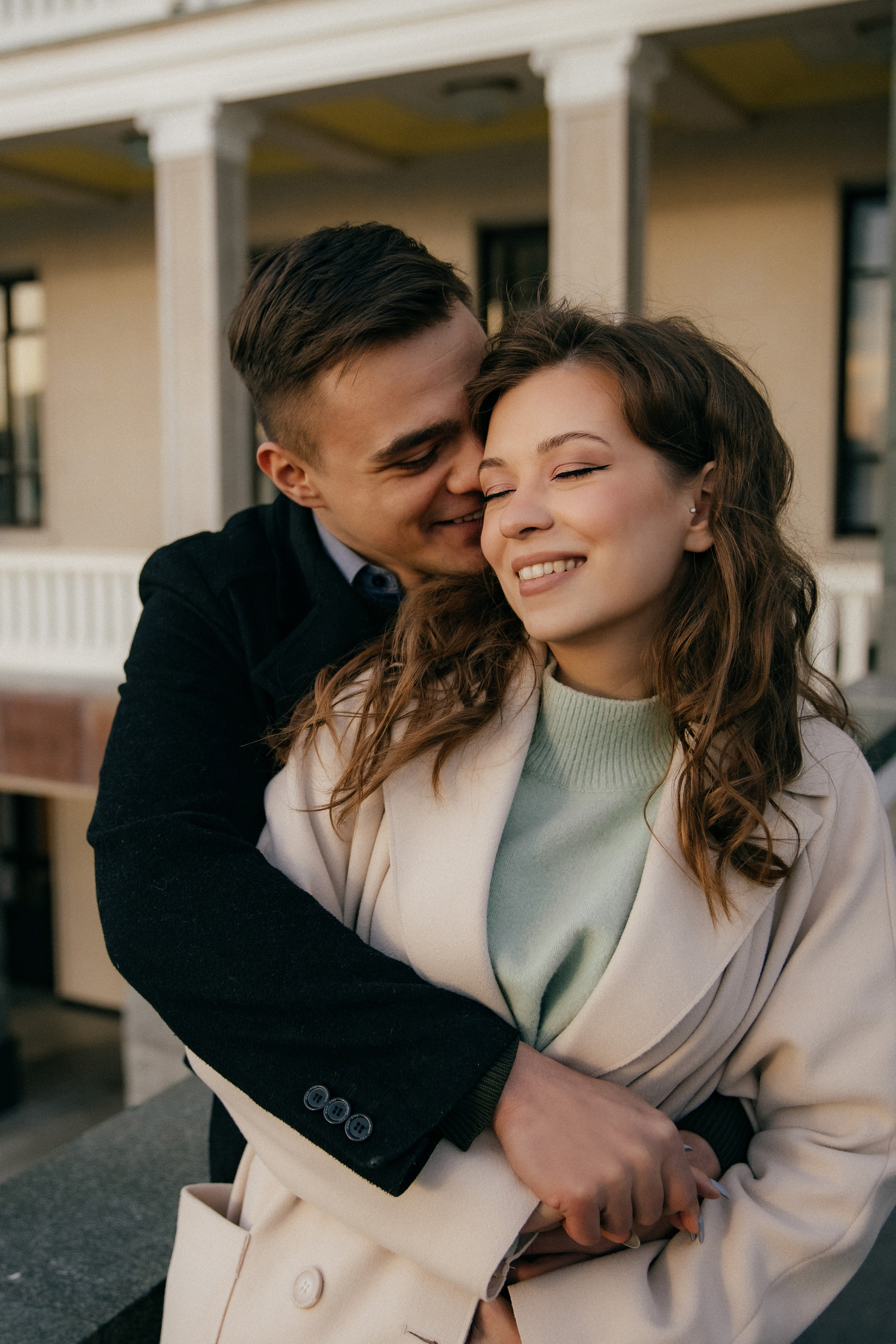 Прогулка Дани и Ани на Речном вокзале. Свадебный и семейный фотограф Кристина Савенкова