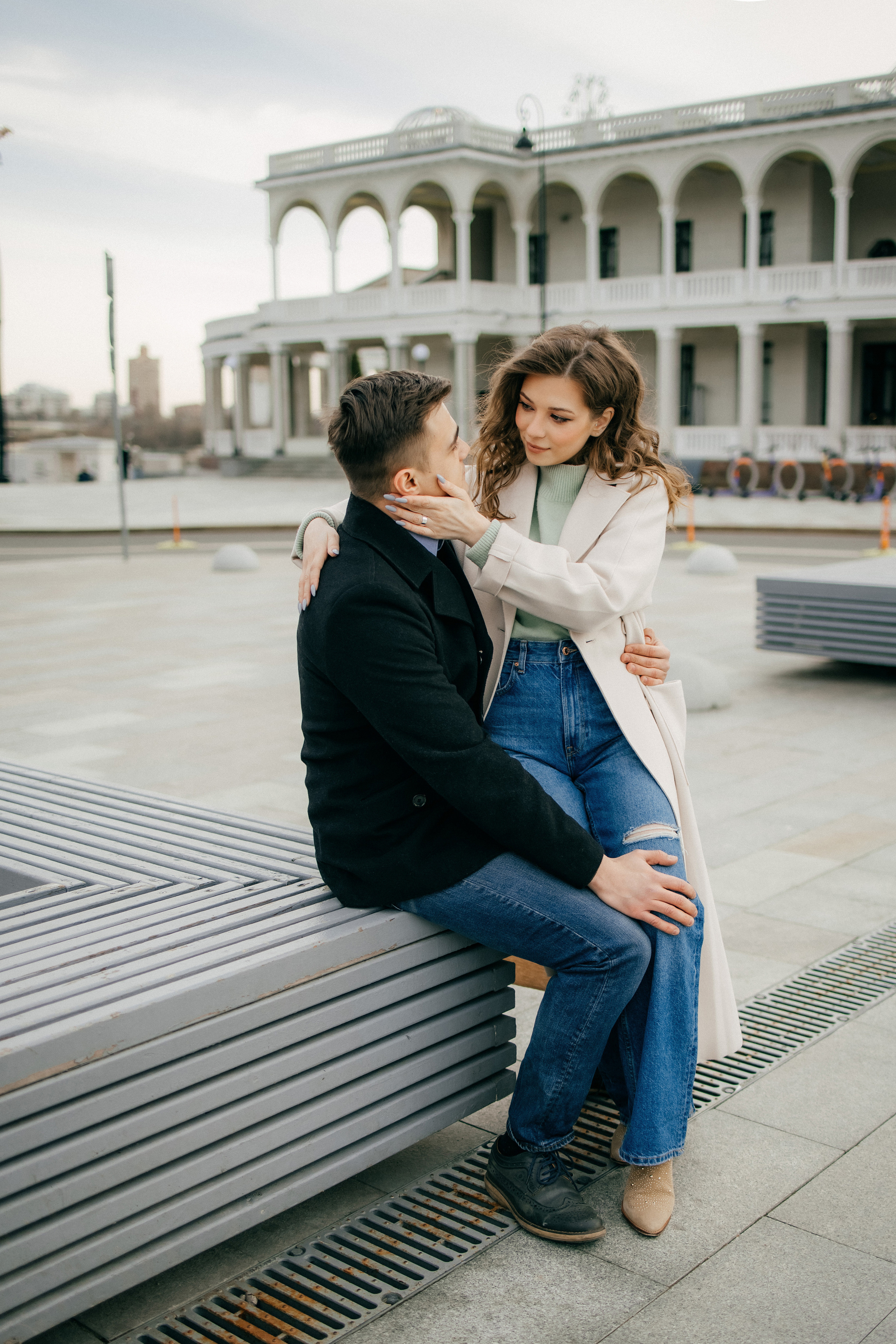 Прогулка Дани и Ани на Речном вокзале. Свадебный и семейный фотограф Кристина Савенкова