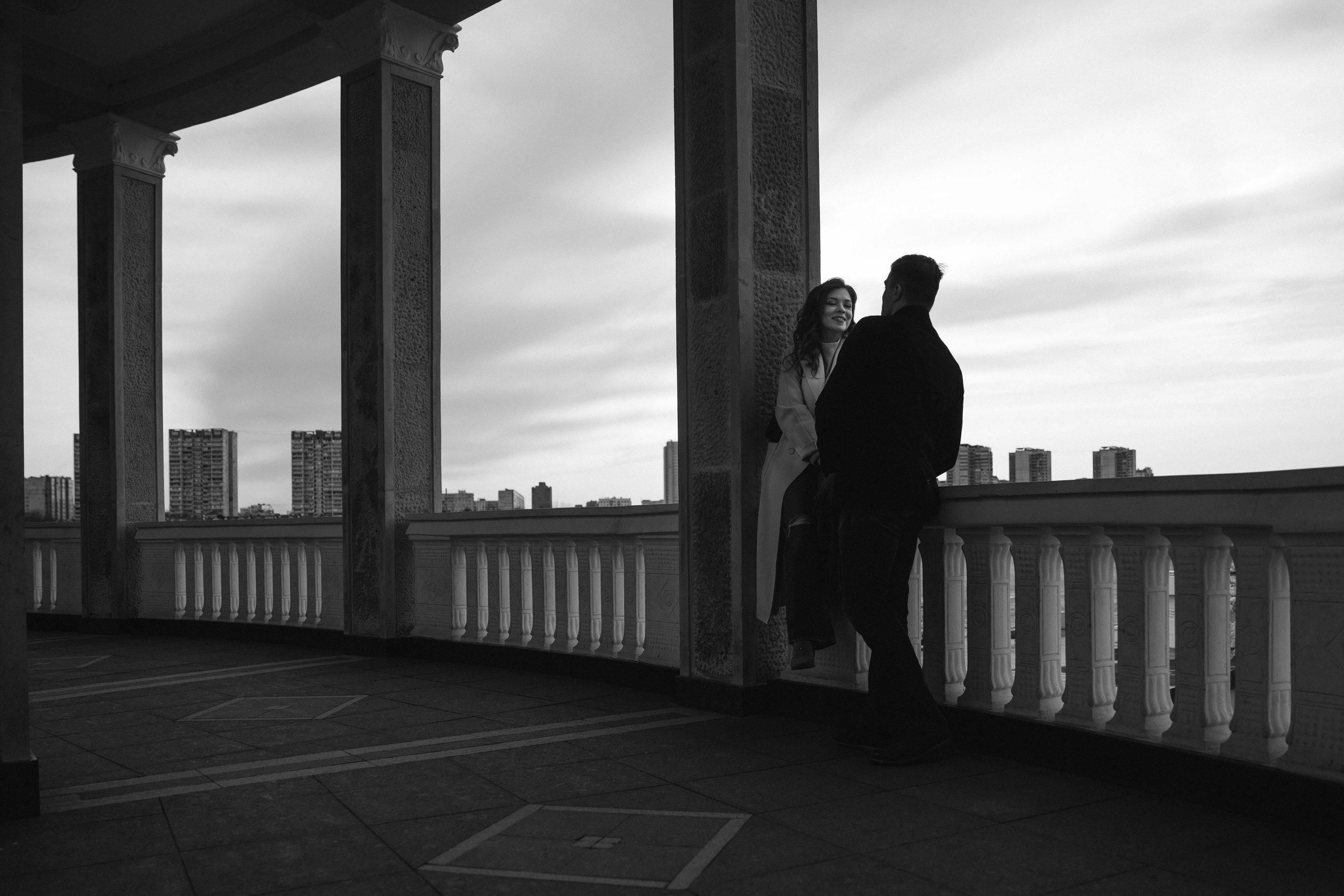 Прогулка Дани и Ани на Речном вокзале. Свадебный и семейный фотограф Кристина Савенкова