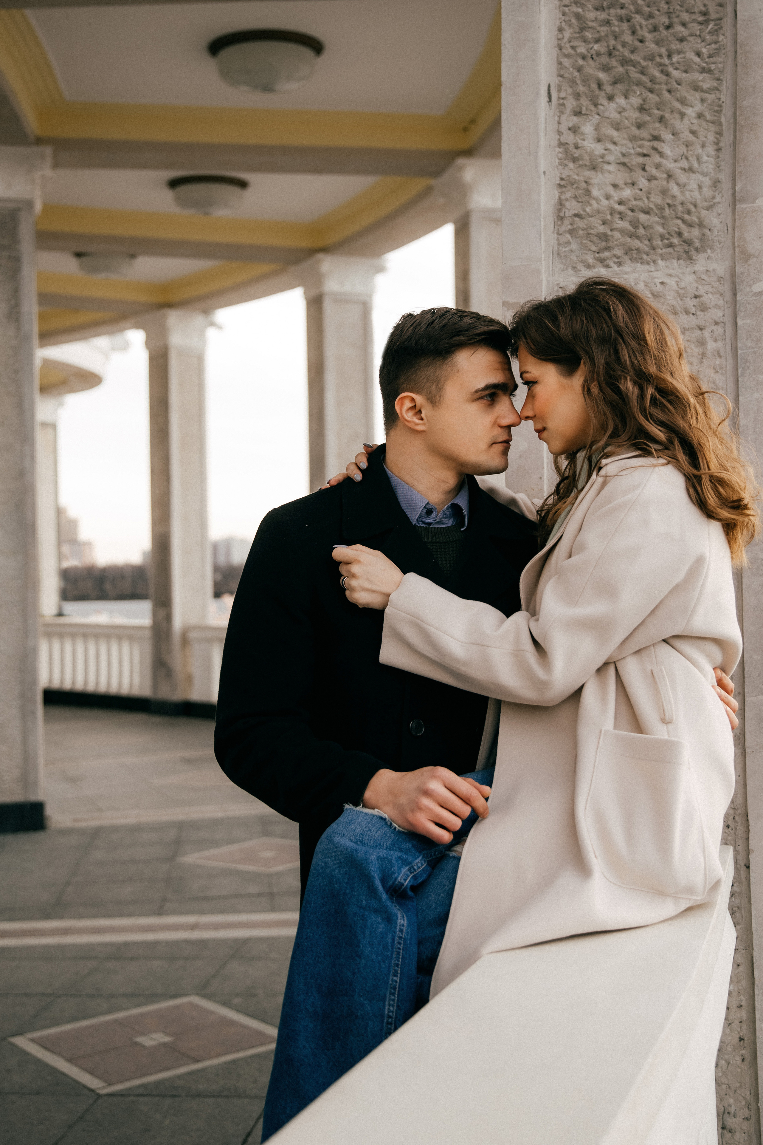 Прогулка Дани и Ани на Речном вокзале. Свадебный и семейный фотограф Кристина Савенкова