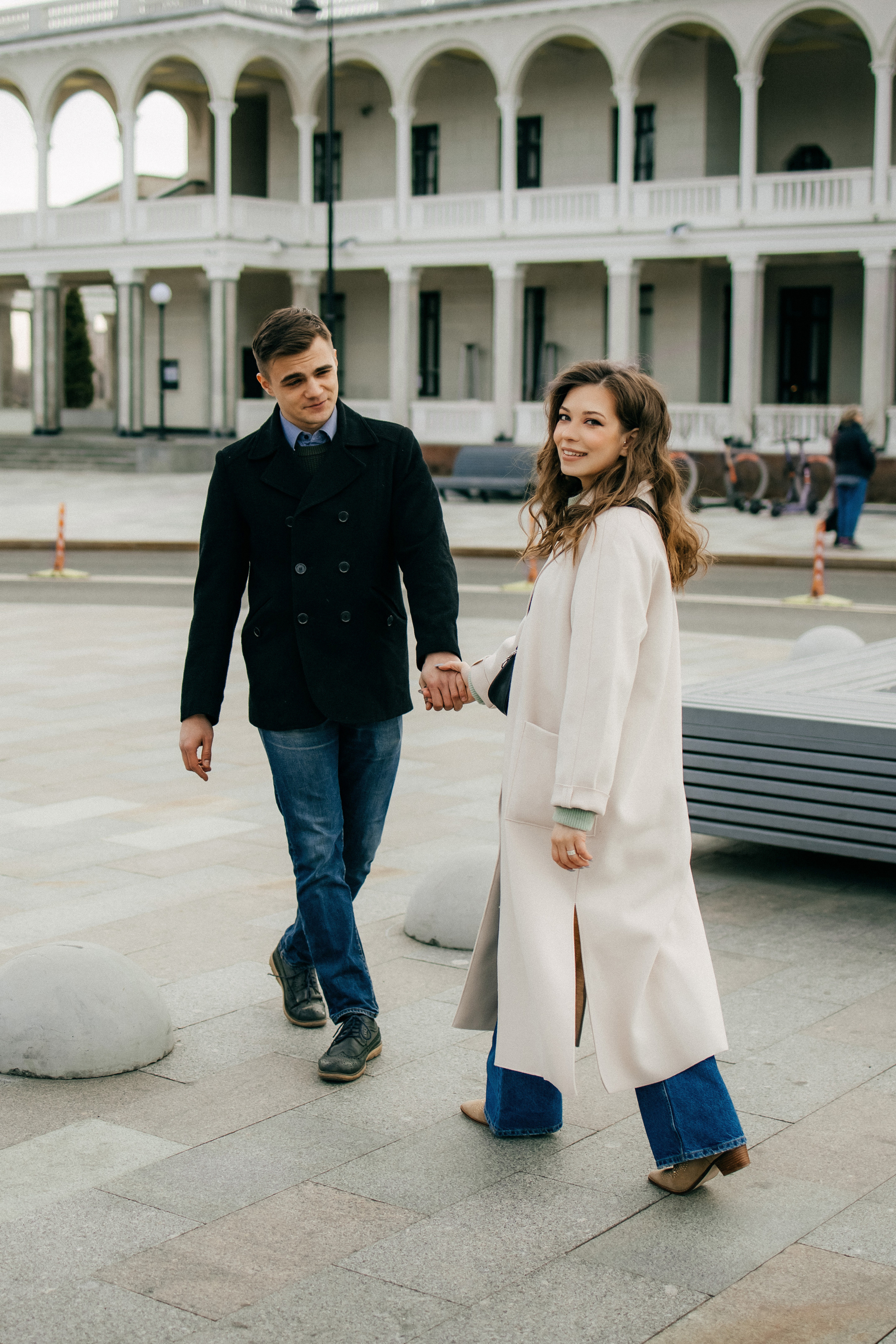 Прогулка Дани и Ани на Речном вокзале. Свадебный и семейный фотограф Кристина Савенкова