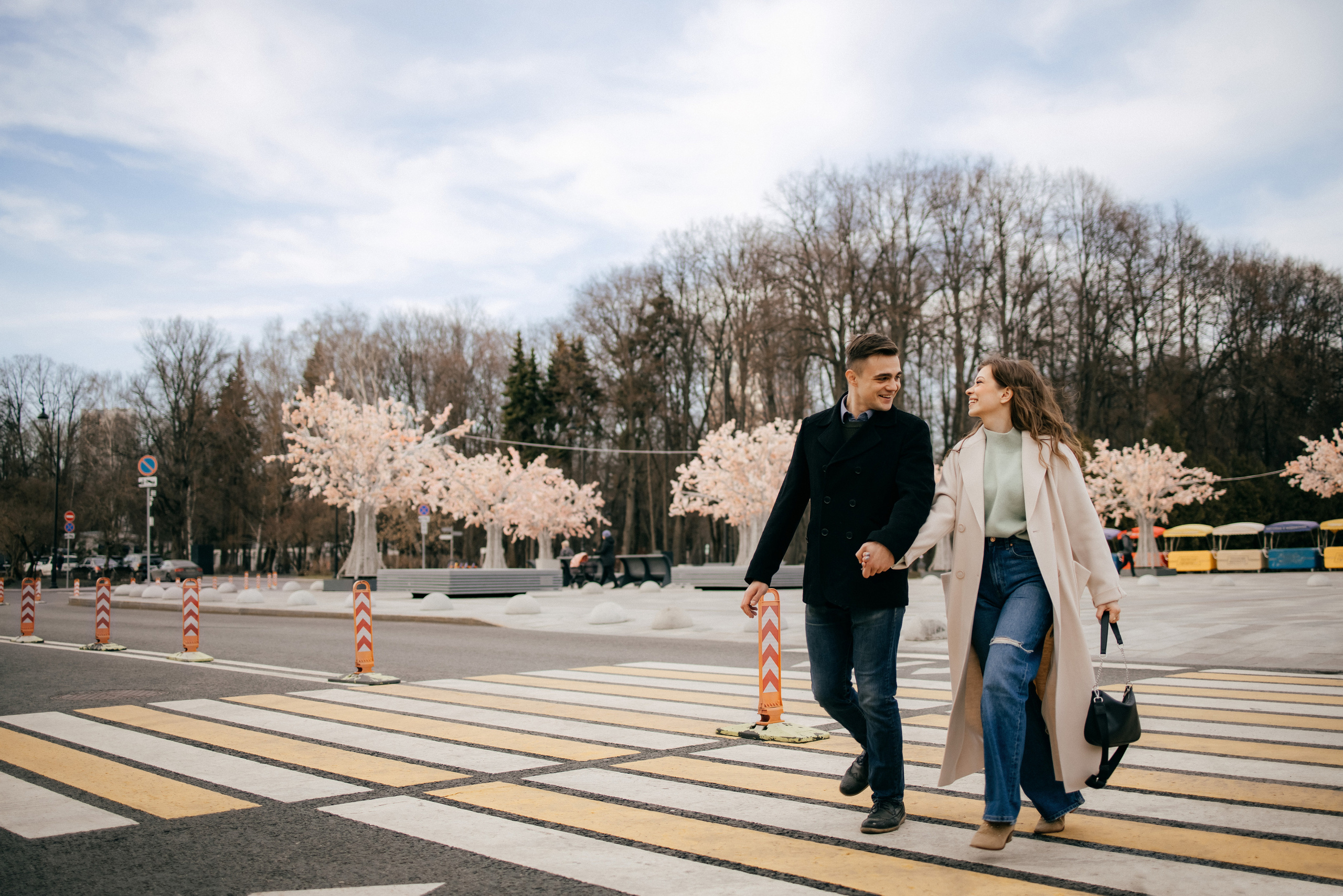 Прогулка Дани и Ани на Речном вокзале. Свадебный и семейный фотограф Кристина Савенкова