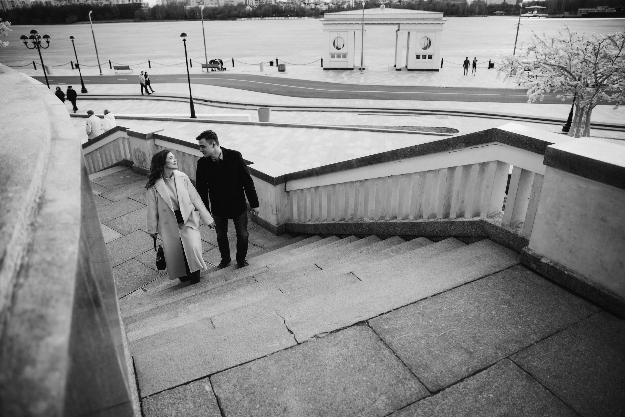 Прогулка Дани и Ани на Речном вокзале. Свадебный и семейный фотограф Кристина Савенкова