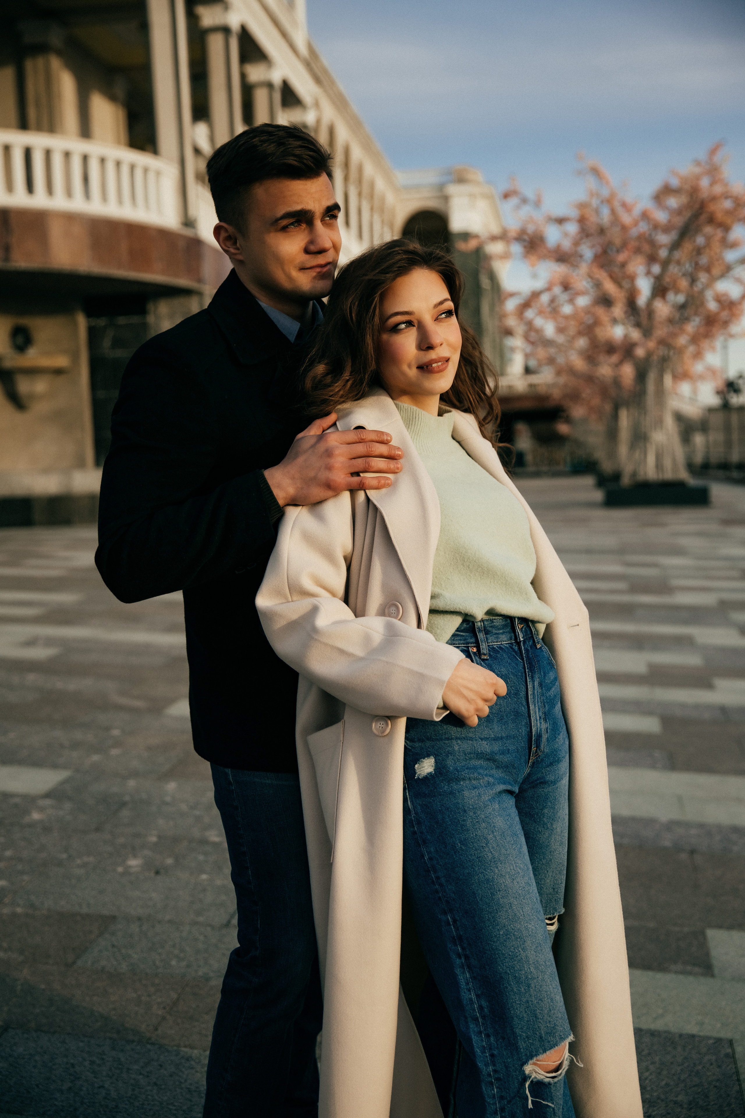 Прогулка Дани и Ани на Речном вокзале. Свадебный и семейный фотограф Кристина Савенкова