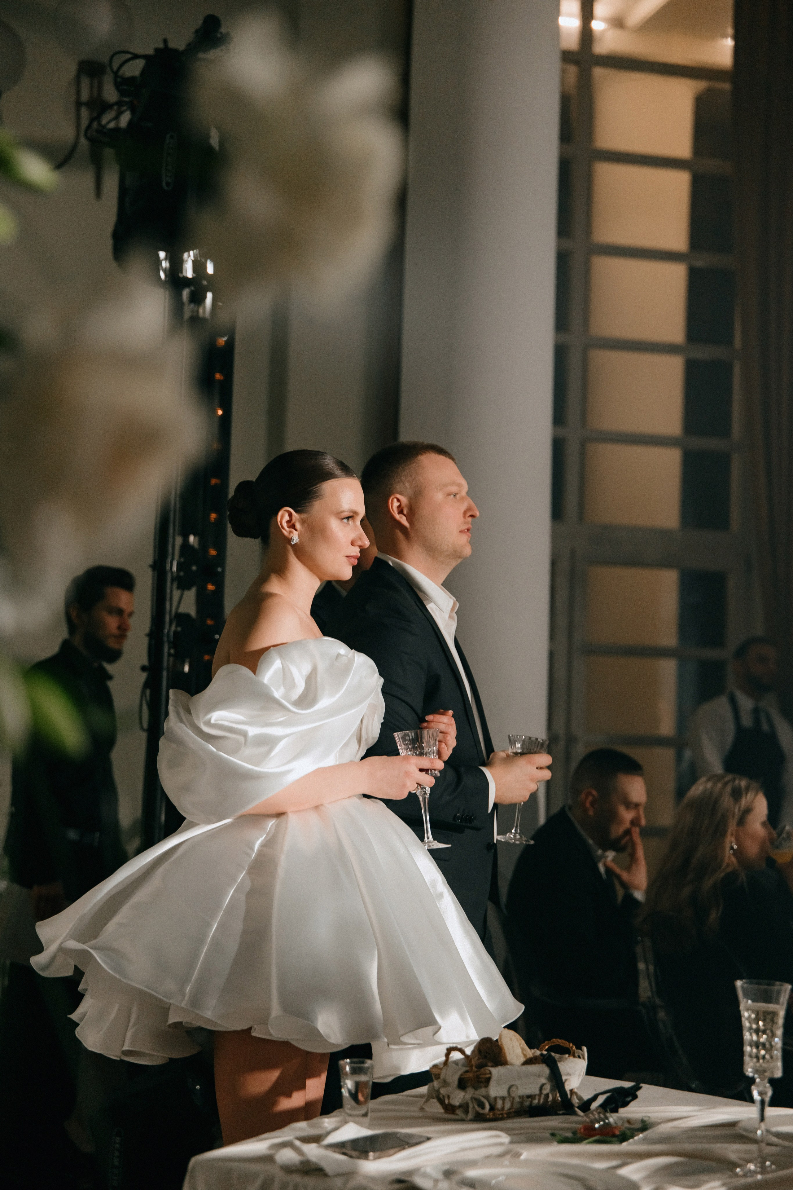 Свадебный банкет на вилле Политика. Свадебный фотограф Москва